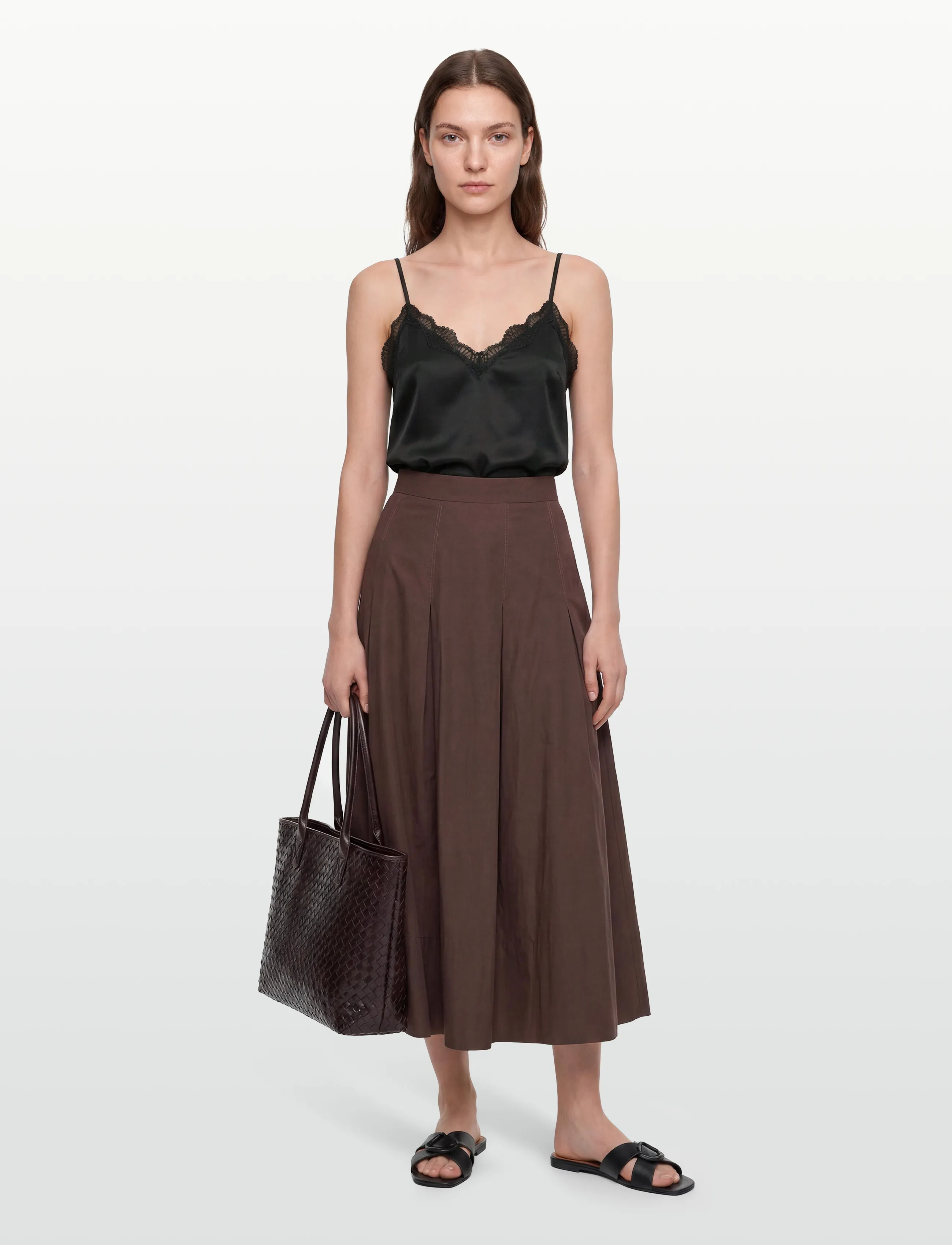 RM By Rosemunde - RMWPenelope Silk Blend SL Top - Ærmeløse toppe - black - 0