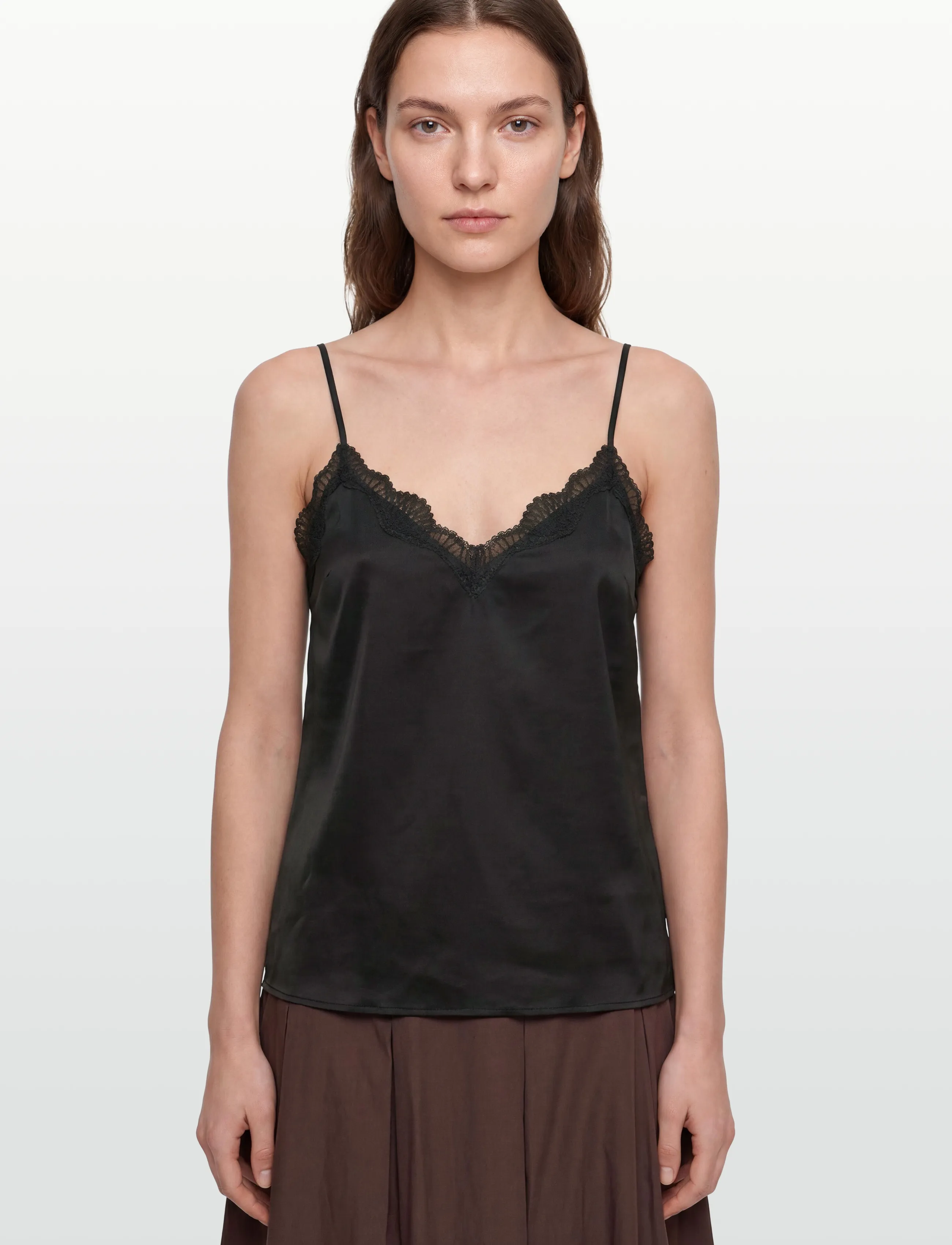 RM By Rosemunde - RMWPenelope Silk Blend SL Top - Ærmeløse toppe - black - 3