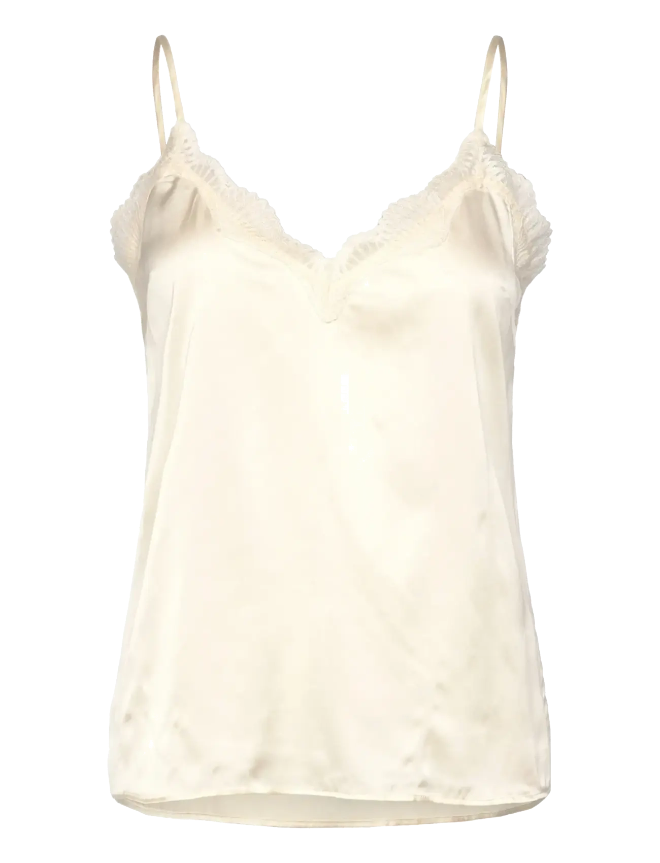 RM By Rosemunde RMWPenelope Silk Blend SL Top - Kläder - IVORY / cream