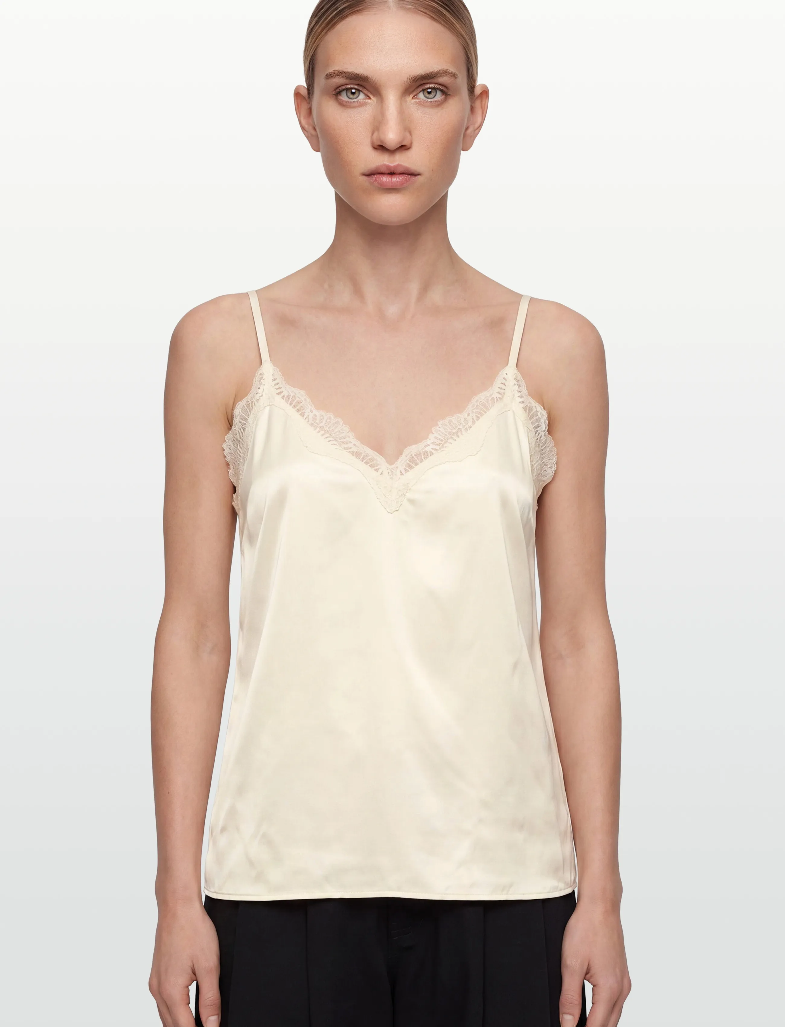 RM By Rosemunde - RMWPenelope Silk Blend SL Top - ivory - 3