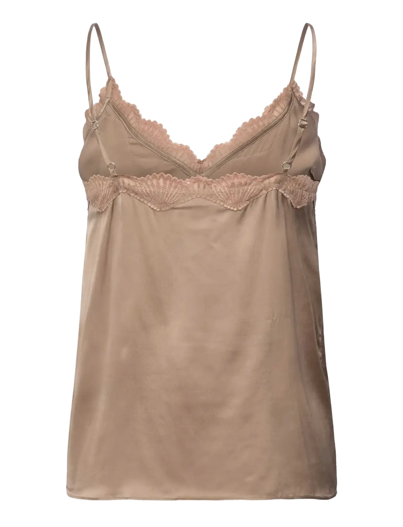 RM By Rosemunde - RMWPenelope Silk Blend SL Top - Ærmeløse toppe - mocha meringue - 2
