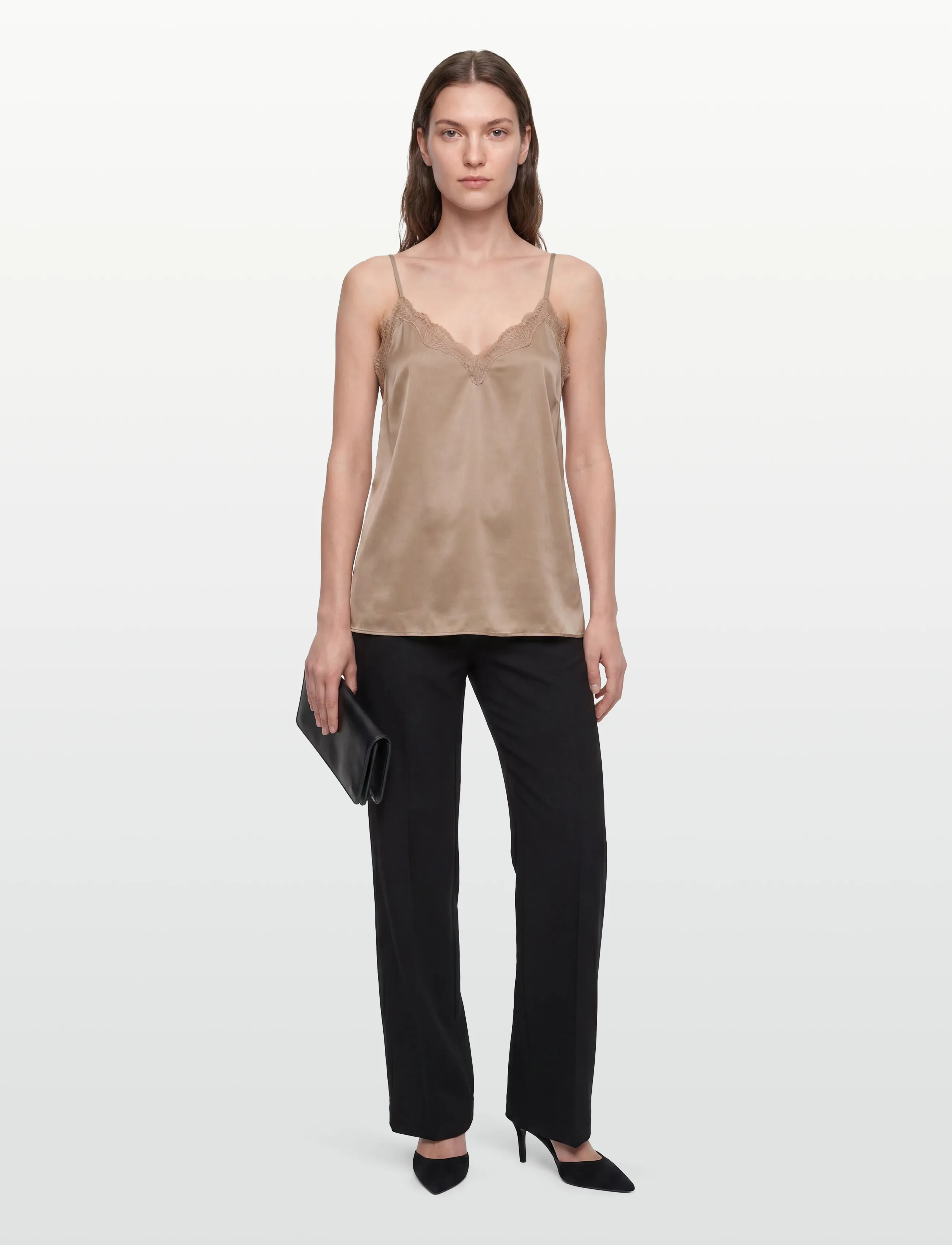 RM By Rosemunde - RMWPenelope Silk Blend SL Top - Ærmeløse toppe - mocha meringue - 0