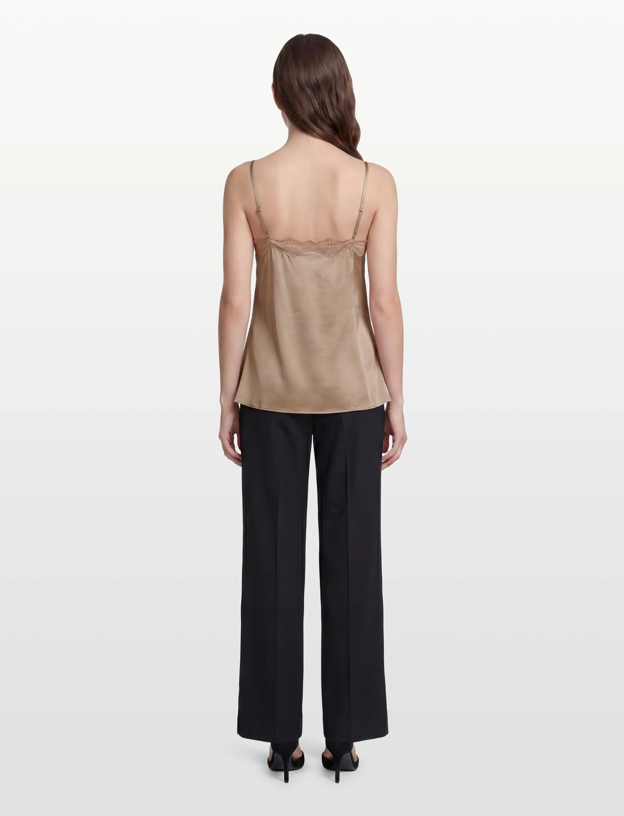 RM By Rosemunde - RMWPenelope Silk Blend SL Top - Ærmeløse toppe - mocha meringue - 4