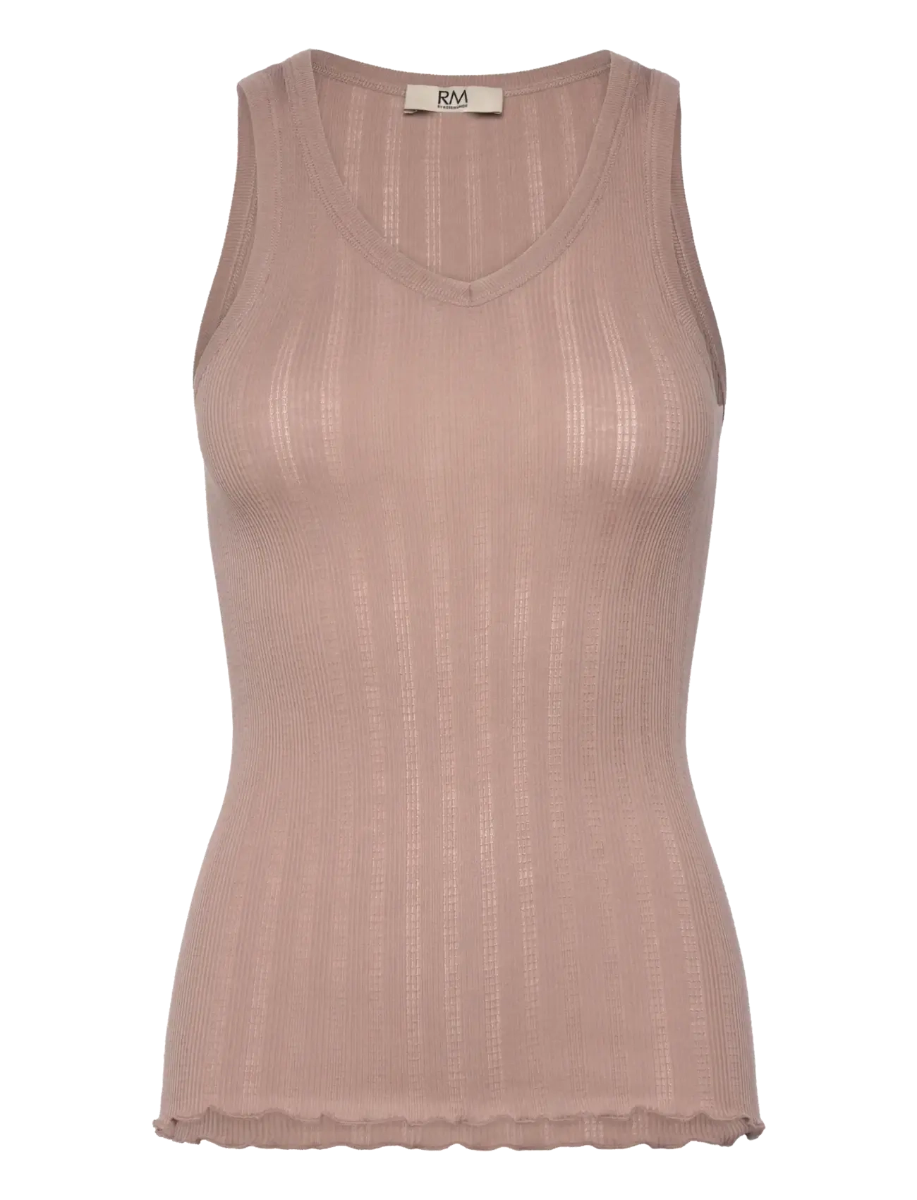 RM By Rosemunde RMWBardot SL V-Neck Tank Top - RM By Rosemunde - MOCHA MERINGUE / beige