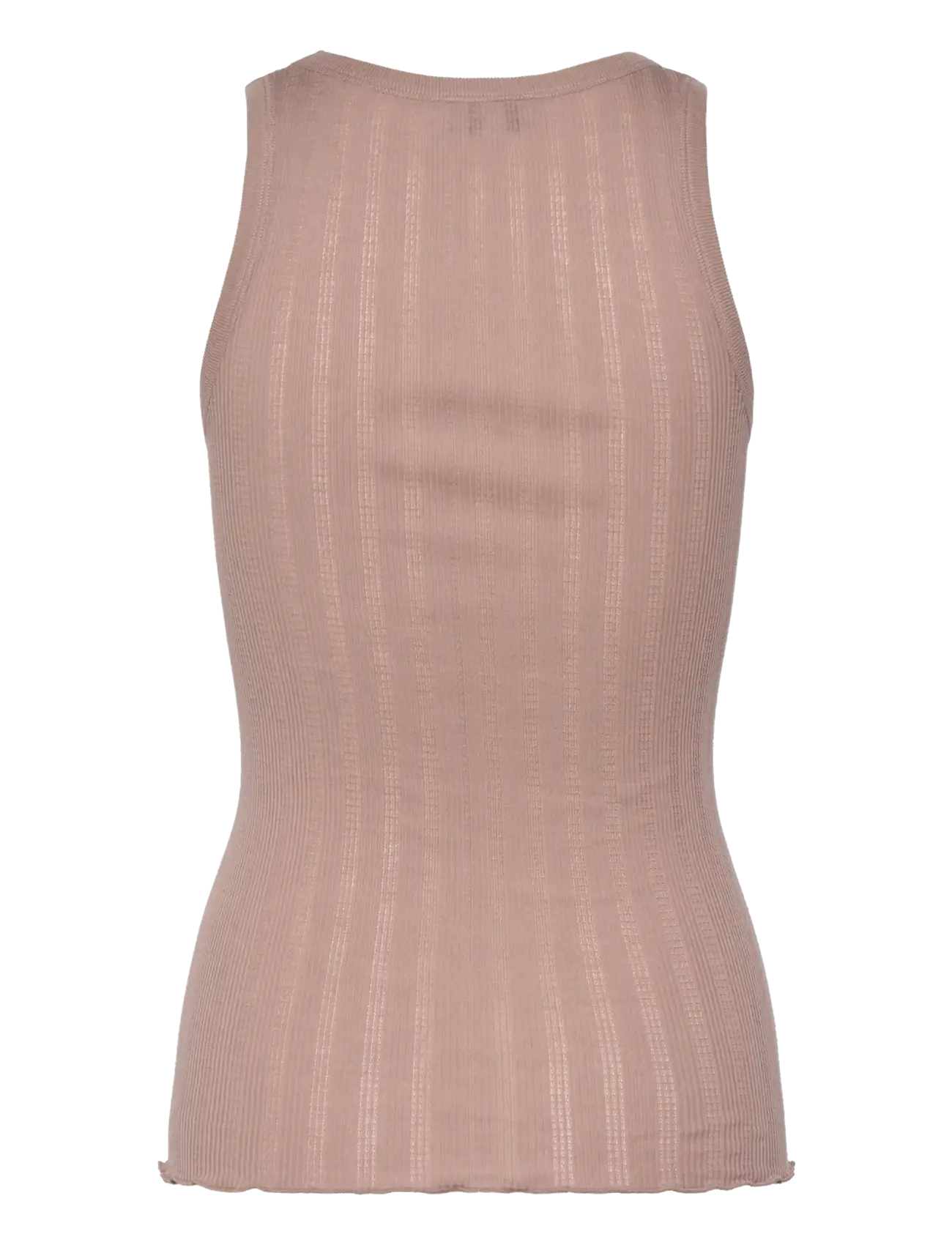 RM By Rosemunde - RMWBardot SL V-Neck Tank Top - laveste priser - mocha meringue - 2