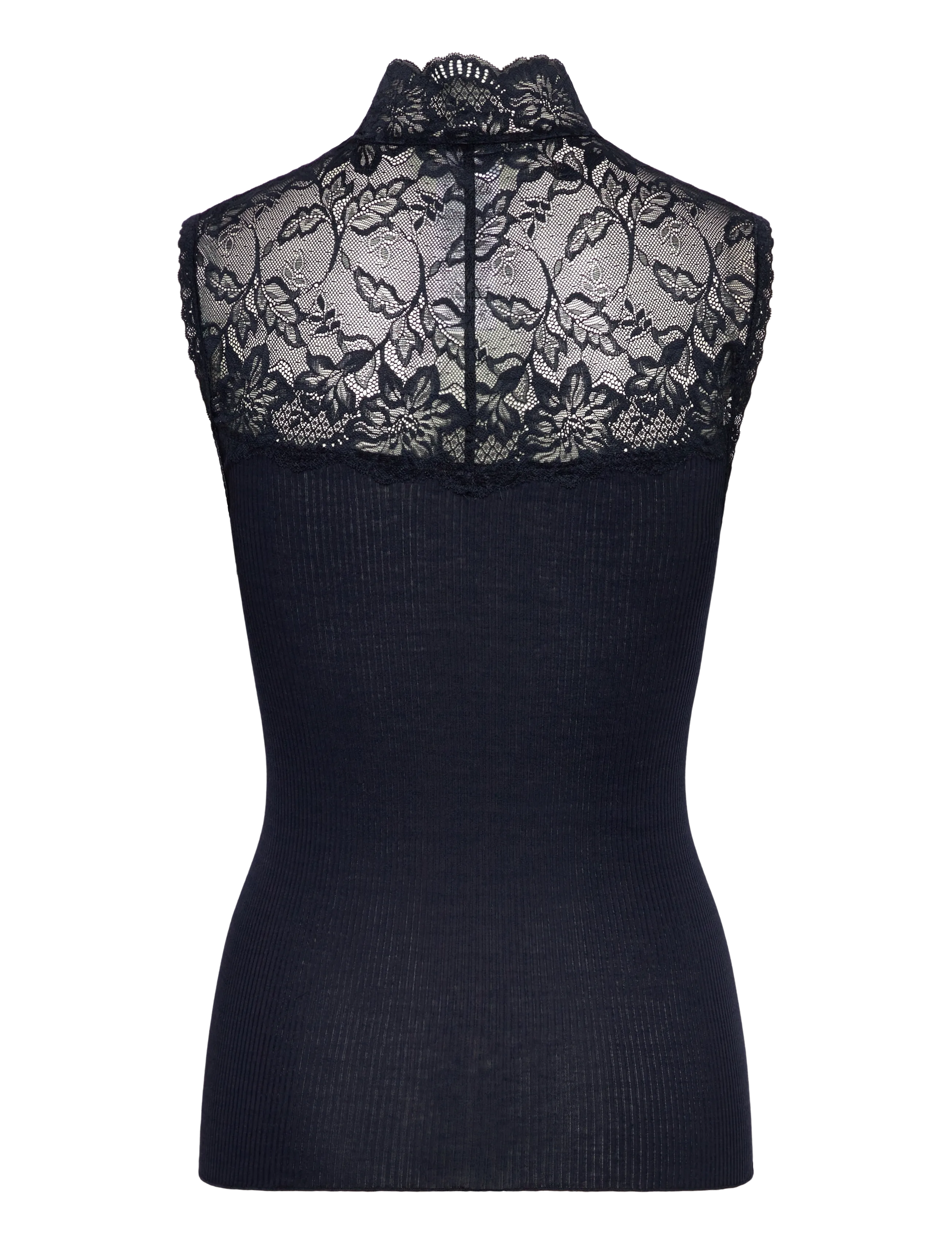RM By Rosemunde - RMWBea SL T-Neck Top - Ærmeløse toppe - navy - 2