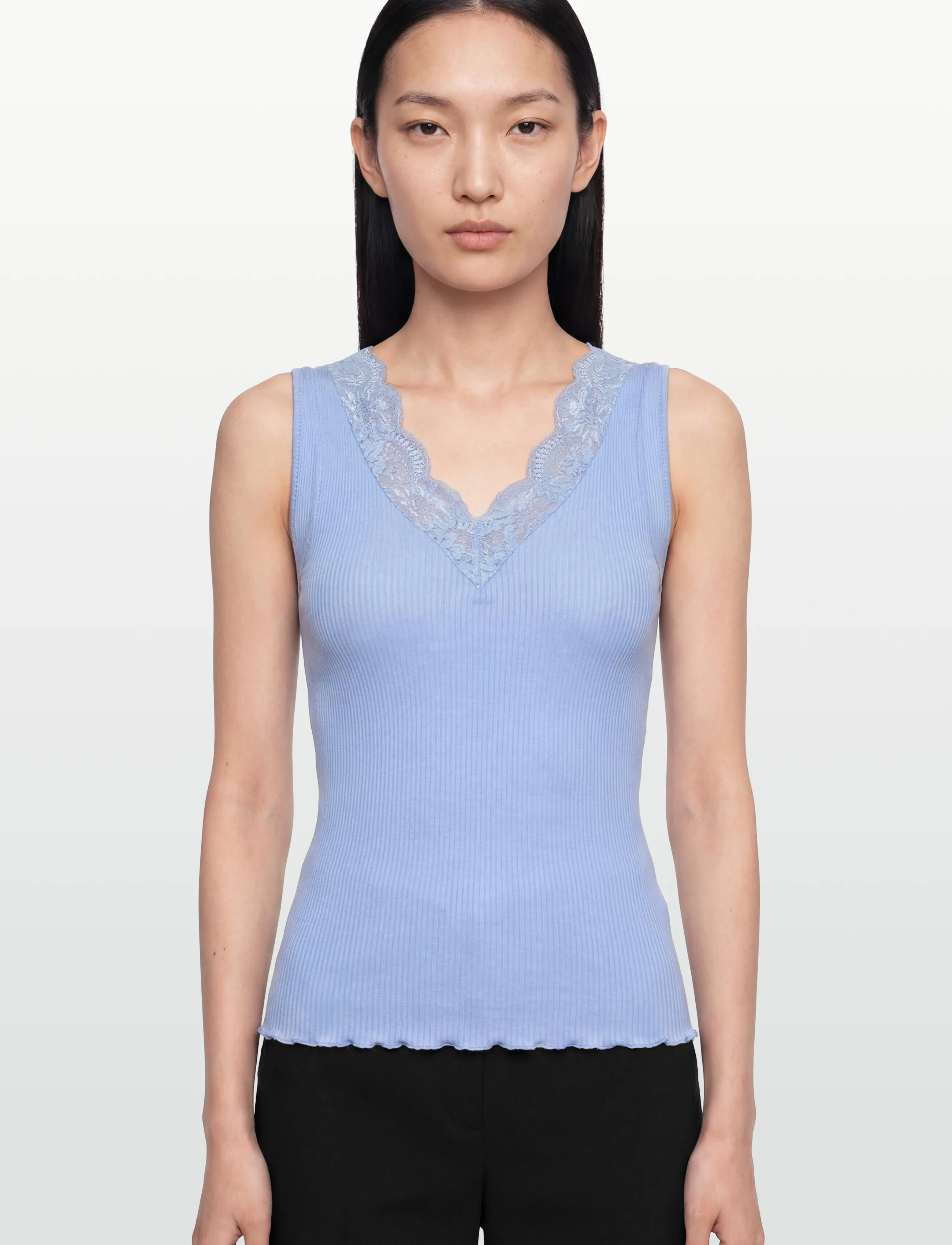 RM By Rosemunde - RMWBea SL V-Neck Top - laveste priser - bel air blue - 3
