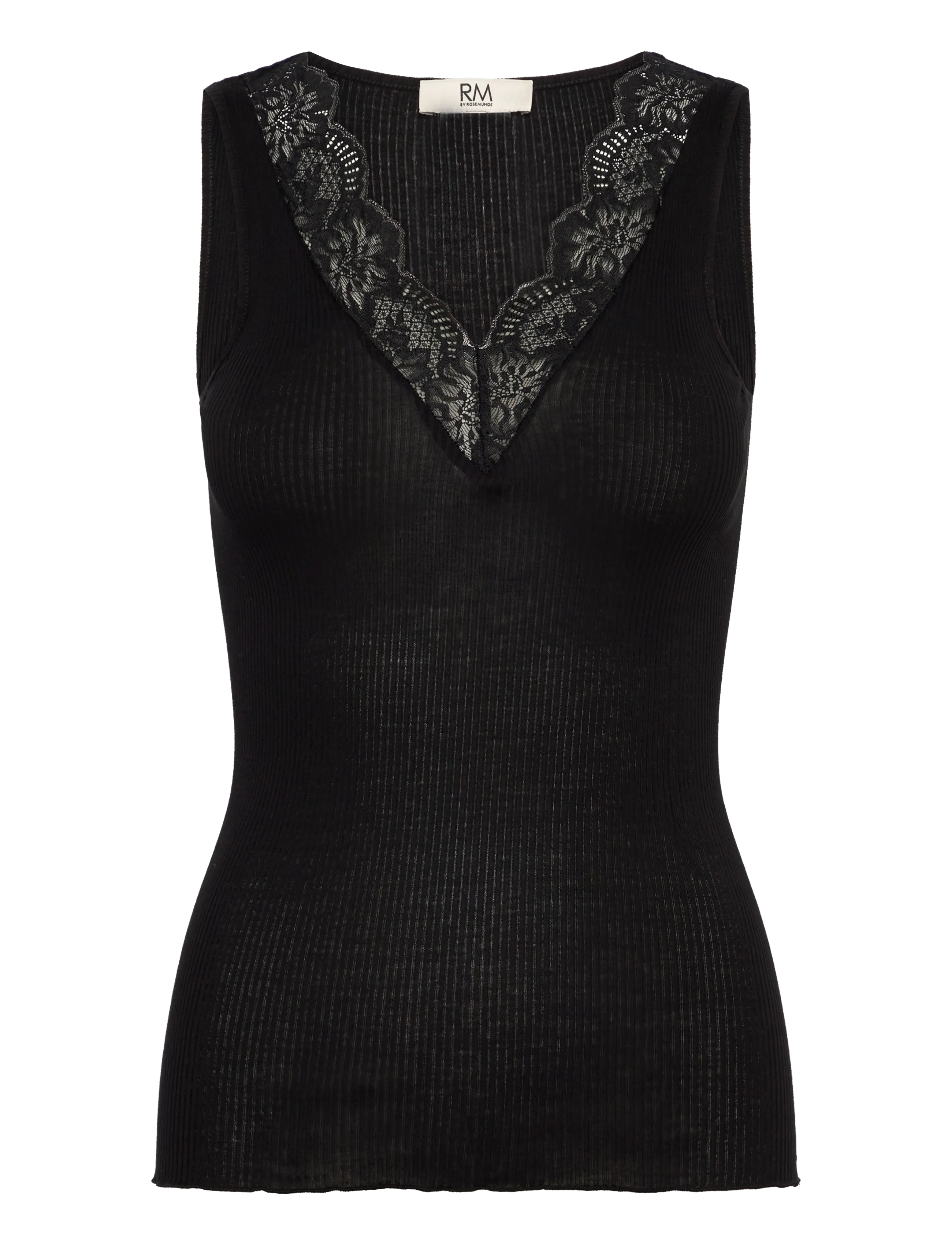 RM By Rosemunde RMWBea SL V-Neck Top - RM By Rosemunde - BLACK / black