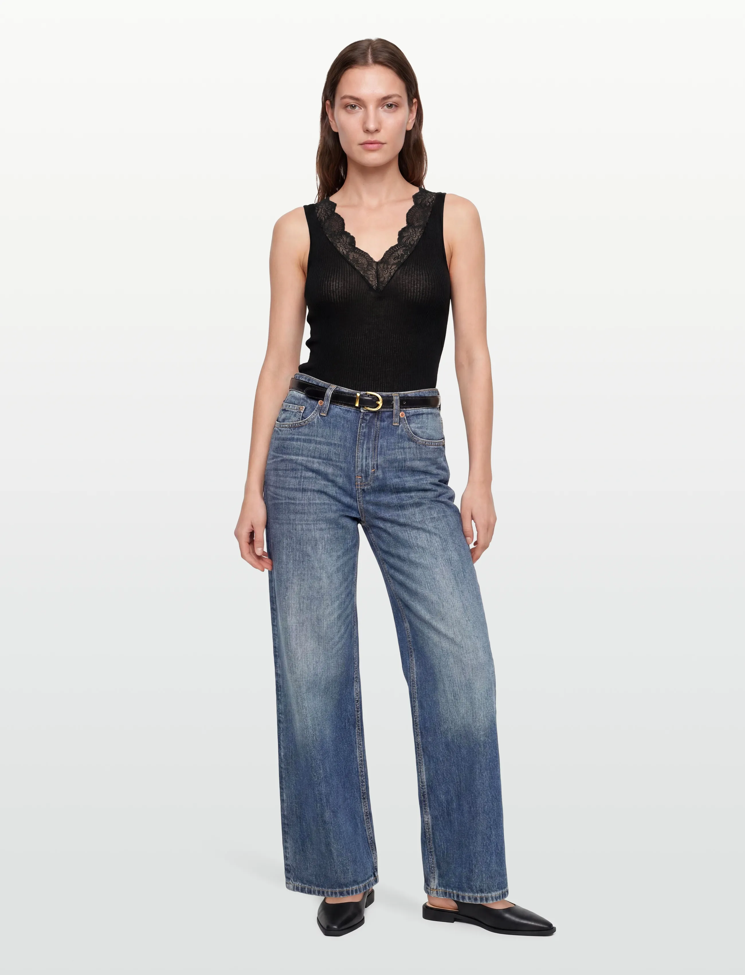 RM By Rosemunde - RMWBea SL V-Neck Top - laveste priser - black - 0
