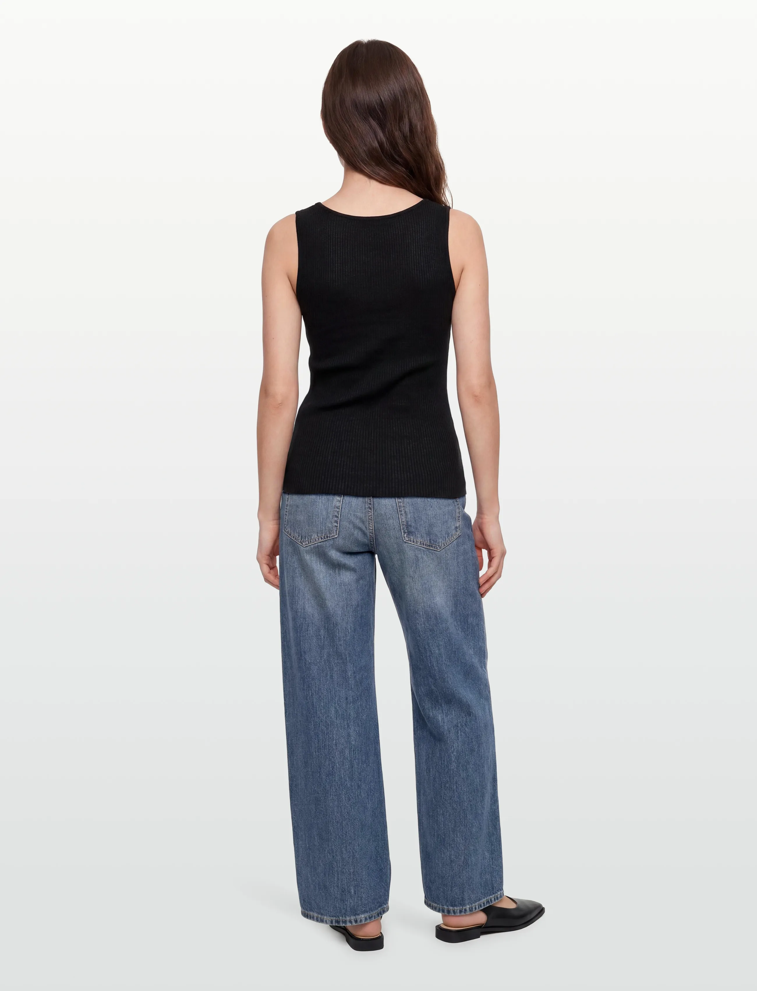 RM By Rosemunde - RMWBea SL V-Neck Top - laveste priser - black - 4