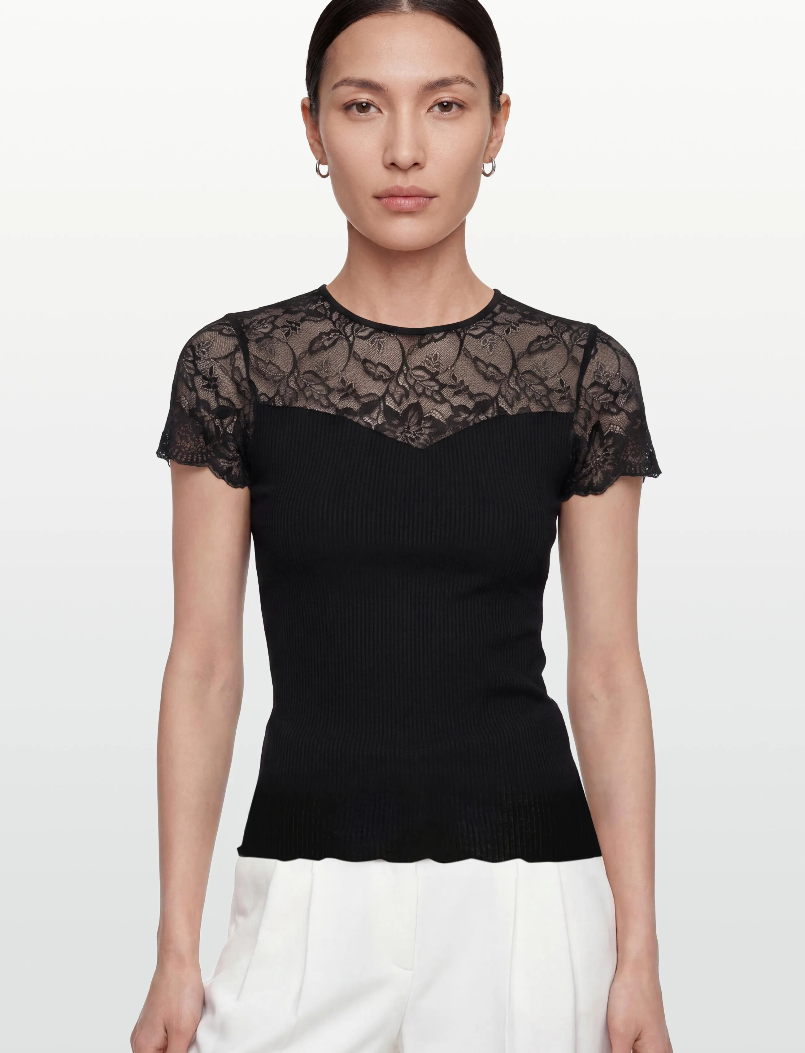 RM By Rosemunde - RMWBea SS O-Neck T-shirt - t-shirts - black - 3