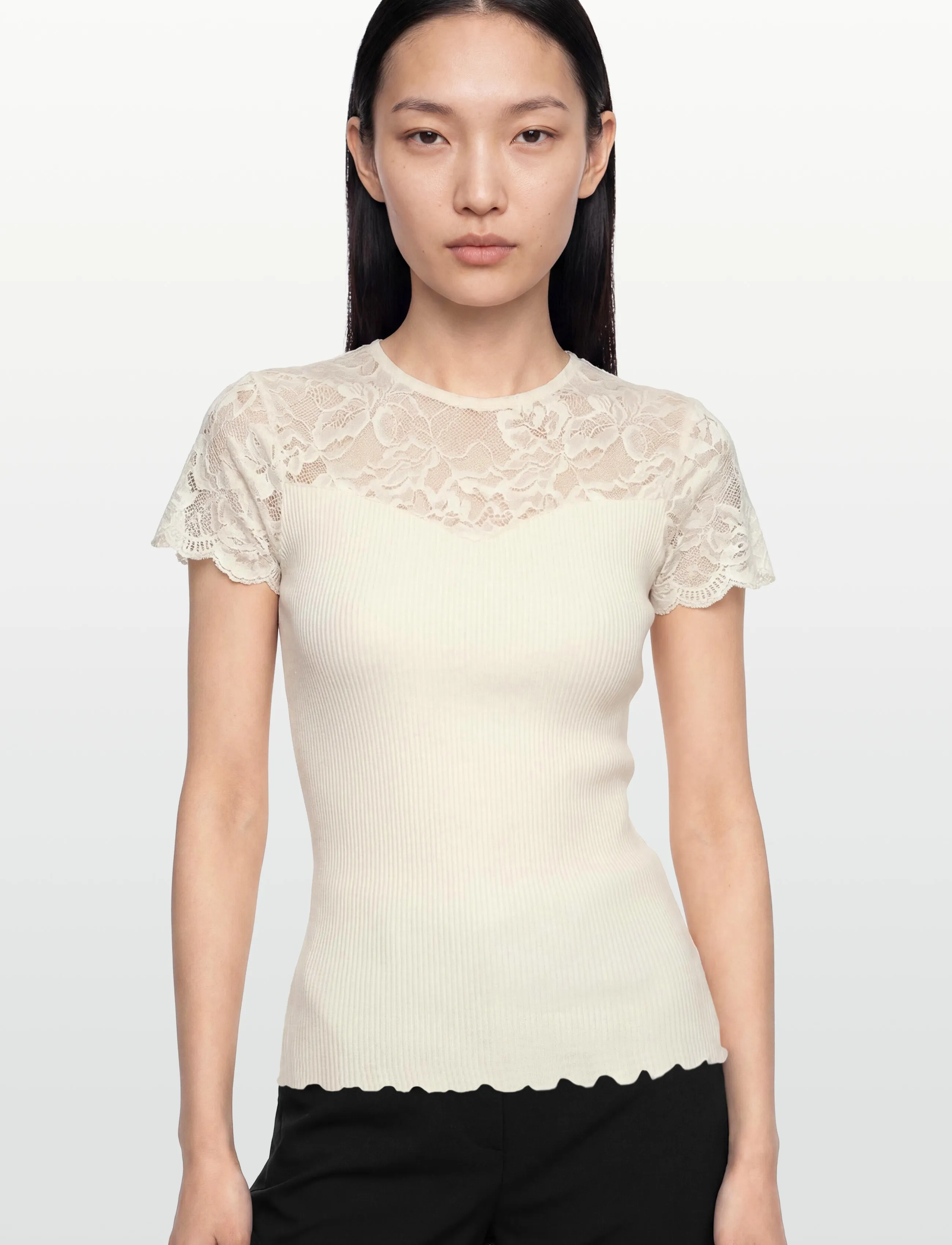 RM By Rosemunde - RMWBea SS O-Neck T-shirt - t-shirts - ivory - 3