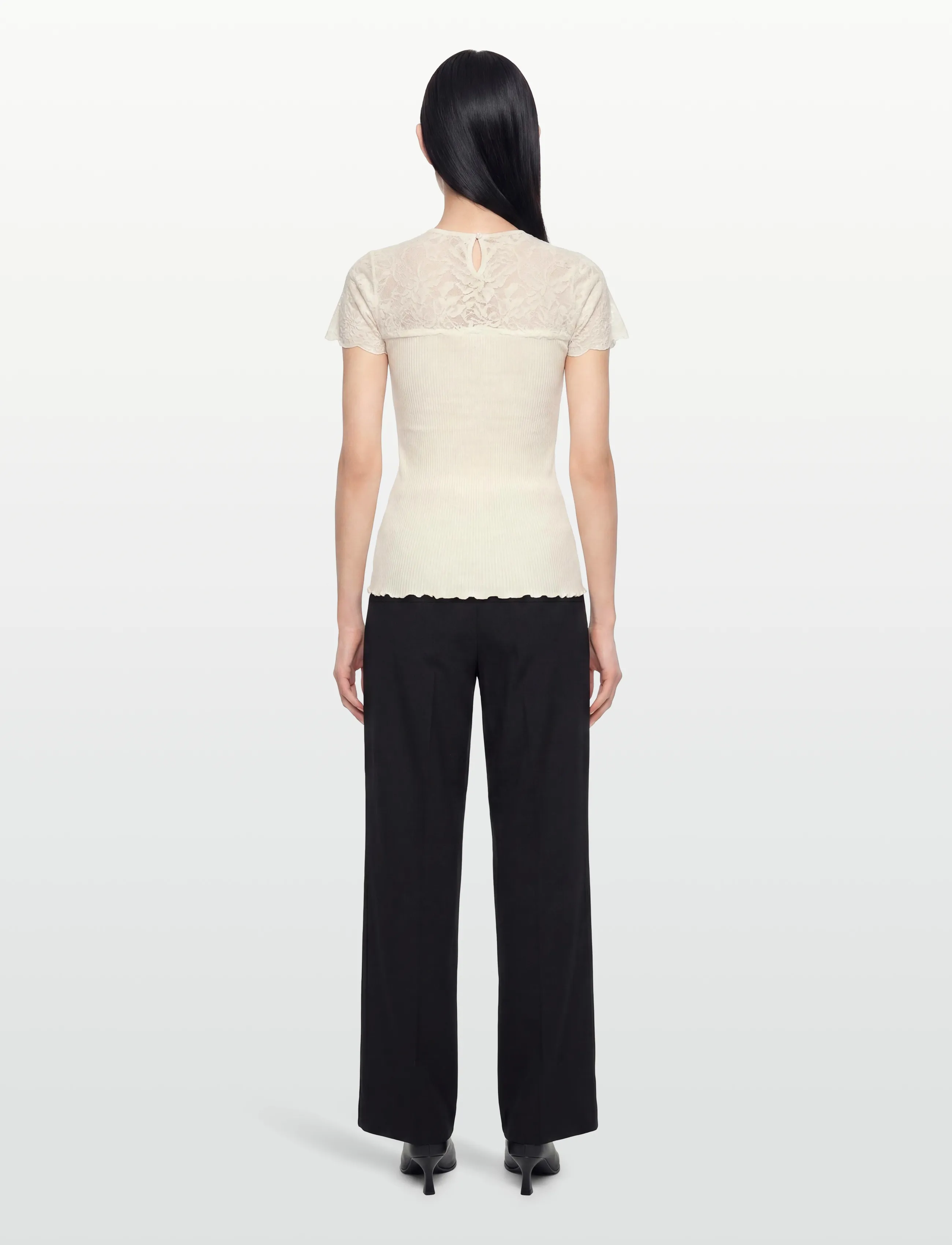 RM By Rosemunde - RMWBea SS O-Neck T-shirt - t-shirts - ivory - 4