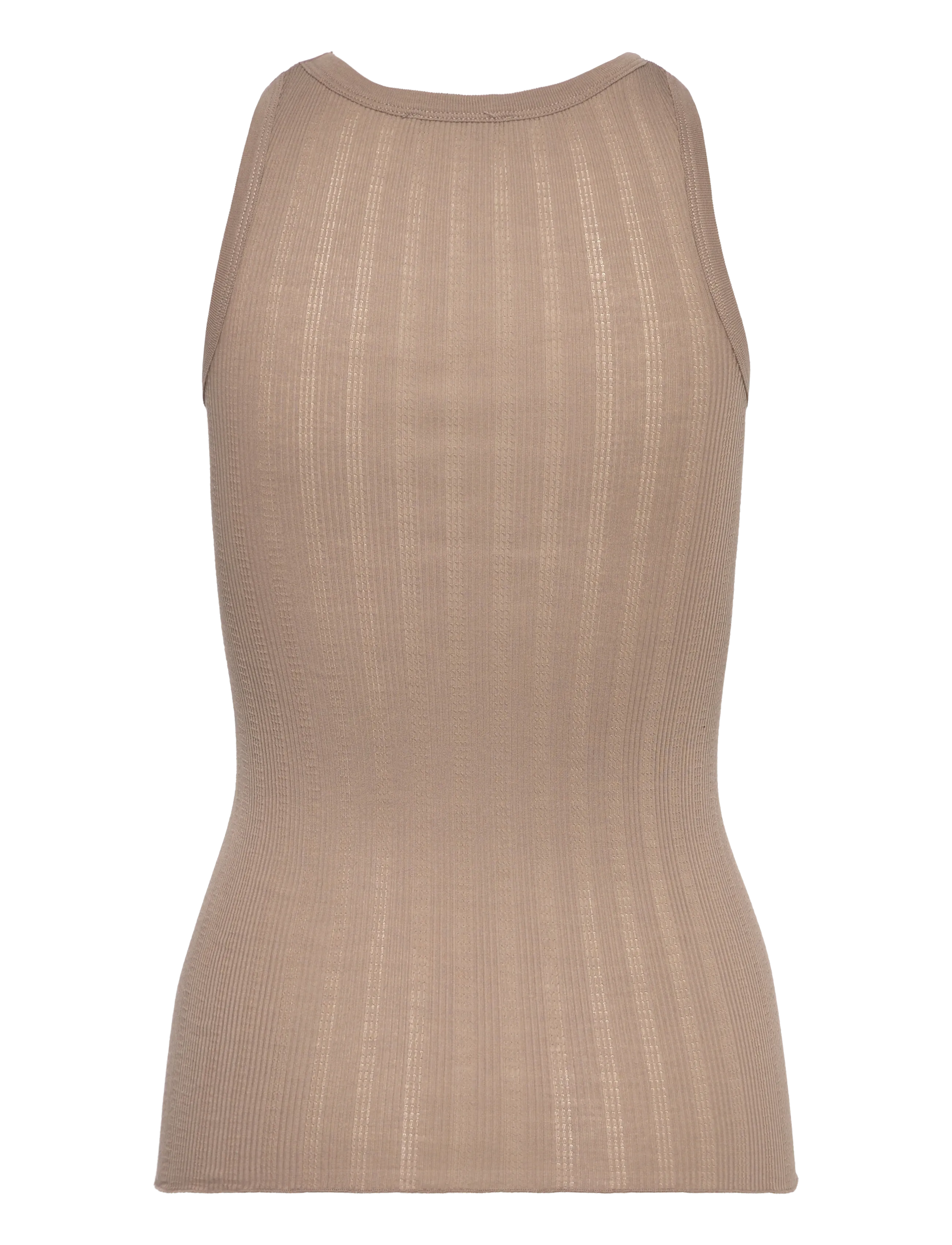RM By Rosemunde - RMWBardot SL Tank Top - laveste priser - mocha meringue - 2