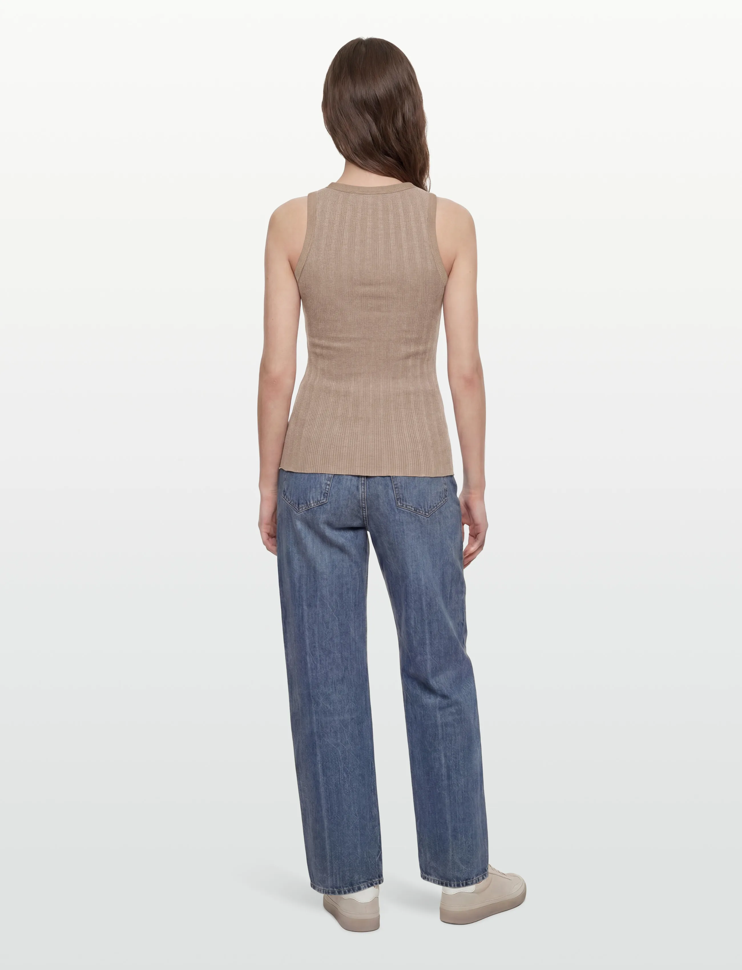 RM By Rosemunde - RMWBardot SL Tank Top - laveste priser - mocha meringue - 4