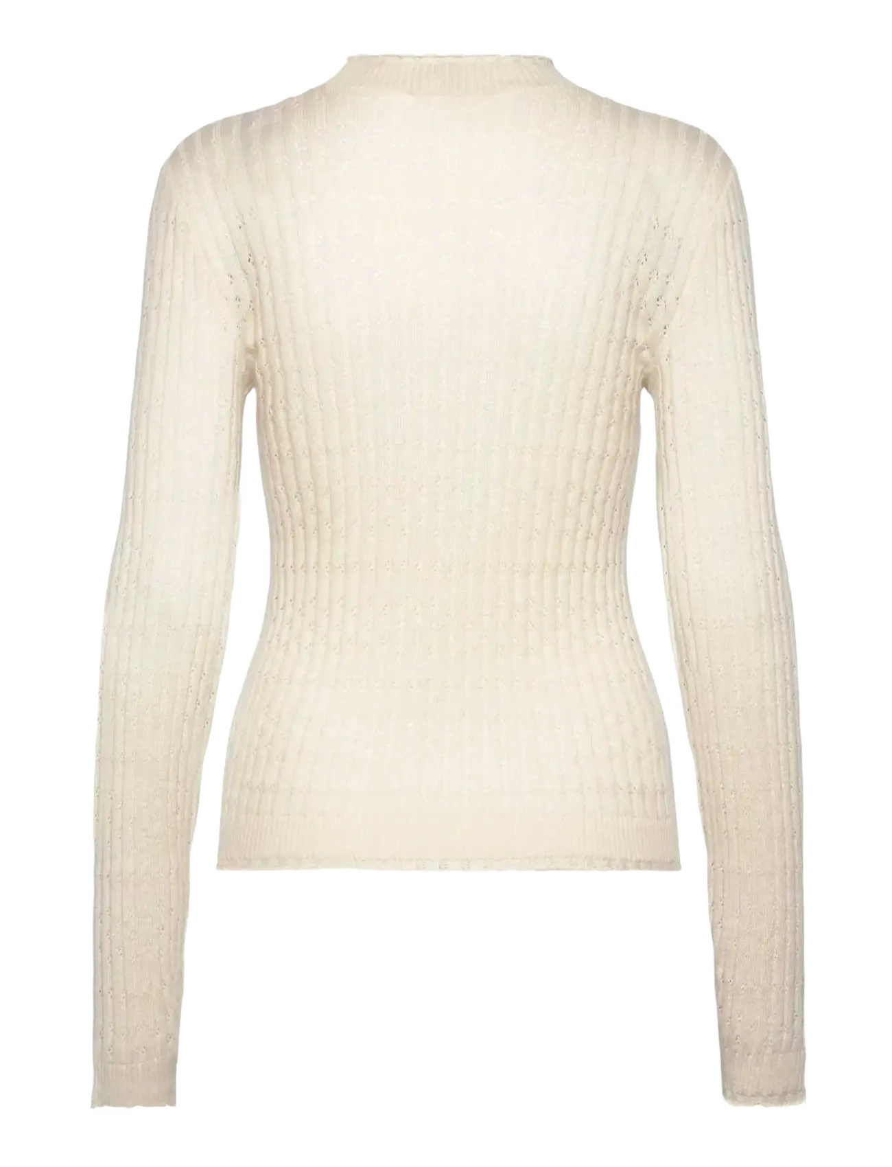 RM By Rosemunde - RMWSofia Pointelle LS Pullover - ivory - 2
