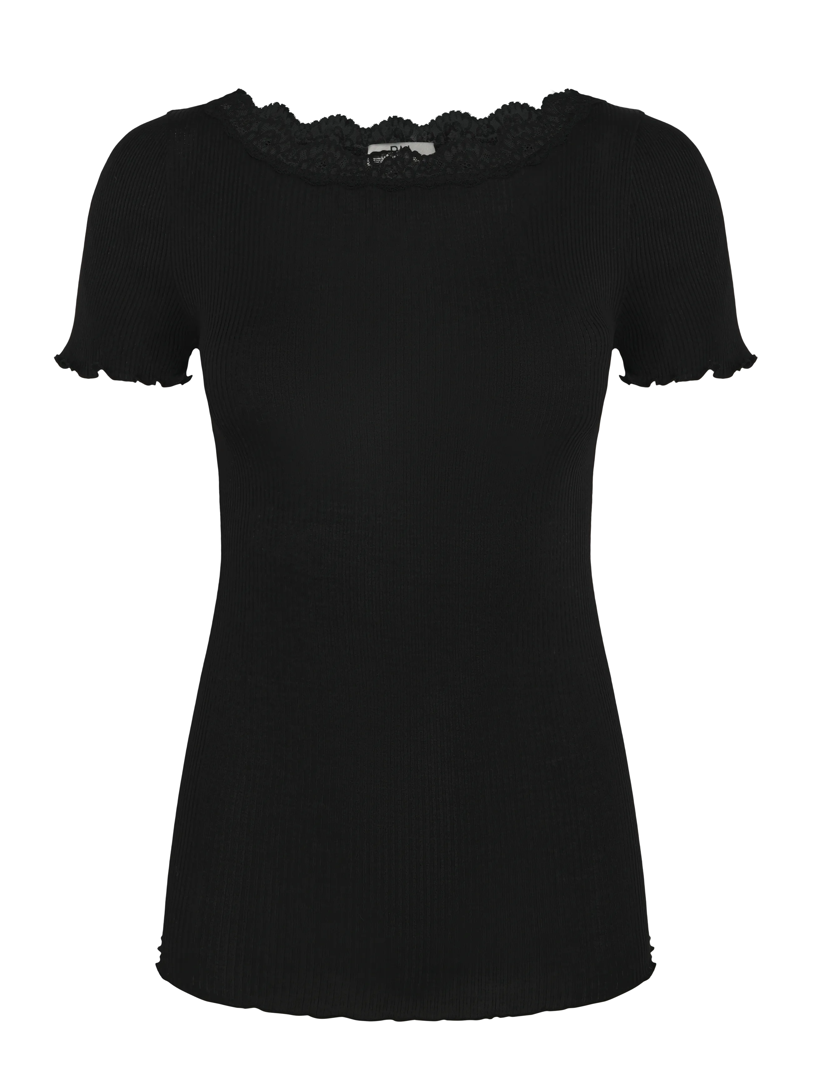 RM By Rosemunde RMWBalta Modal SS Boatneck T-shirt - T-shirts & Tops - BLACK / black
