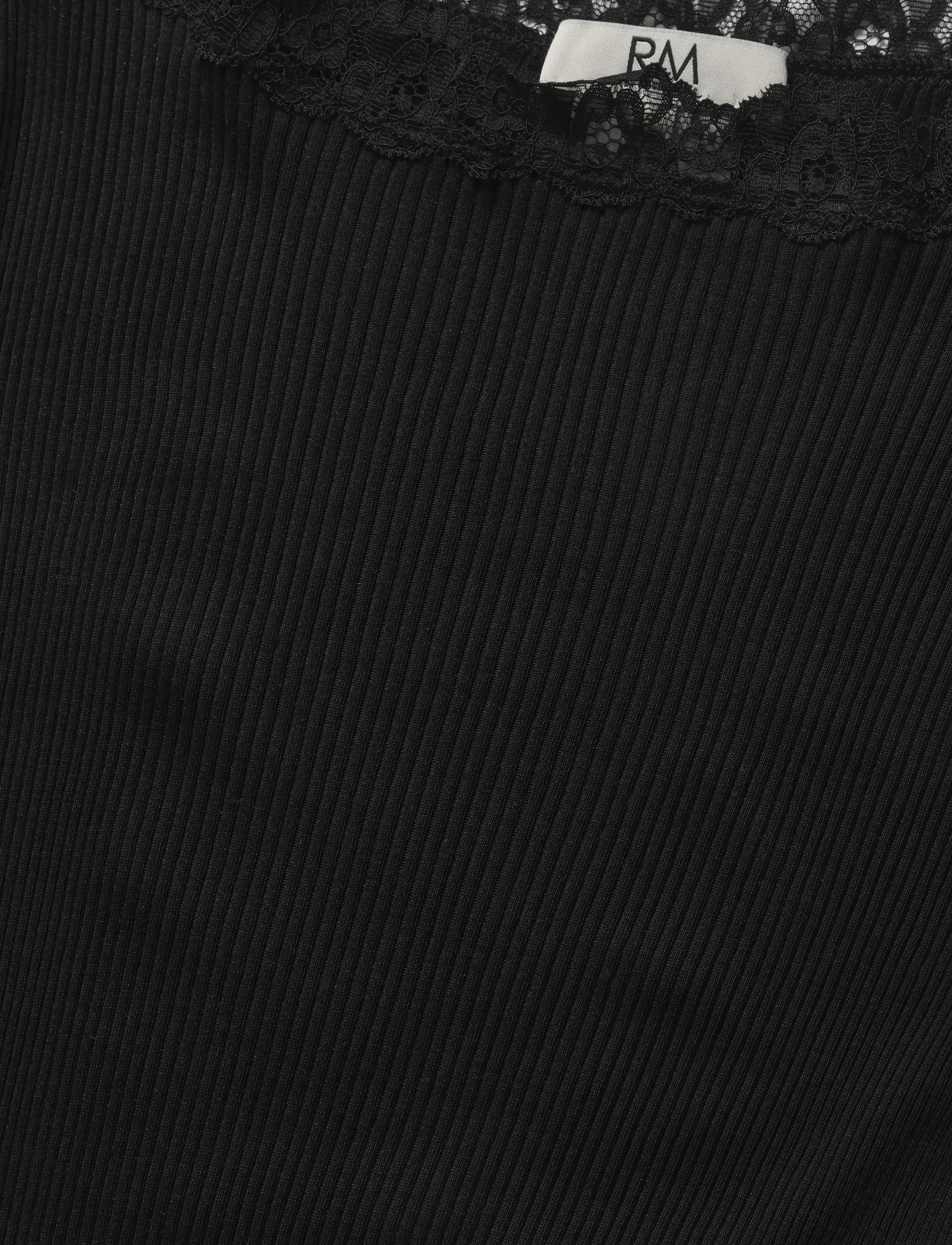 RM By Rosemunde - RMWBalta Modal SS Boatneck T-shirt - t-shirts & tops - black - 5