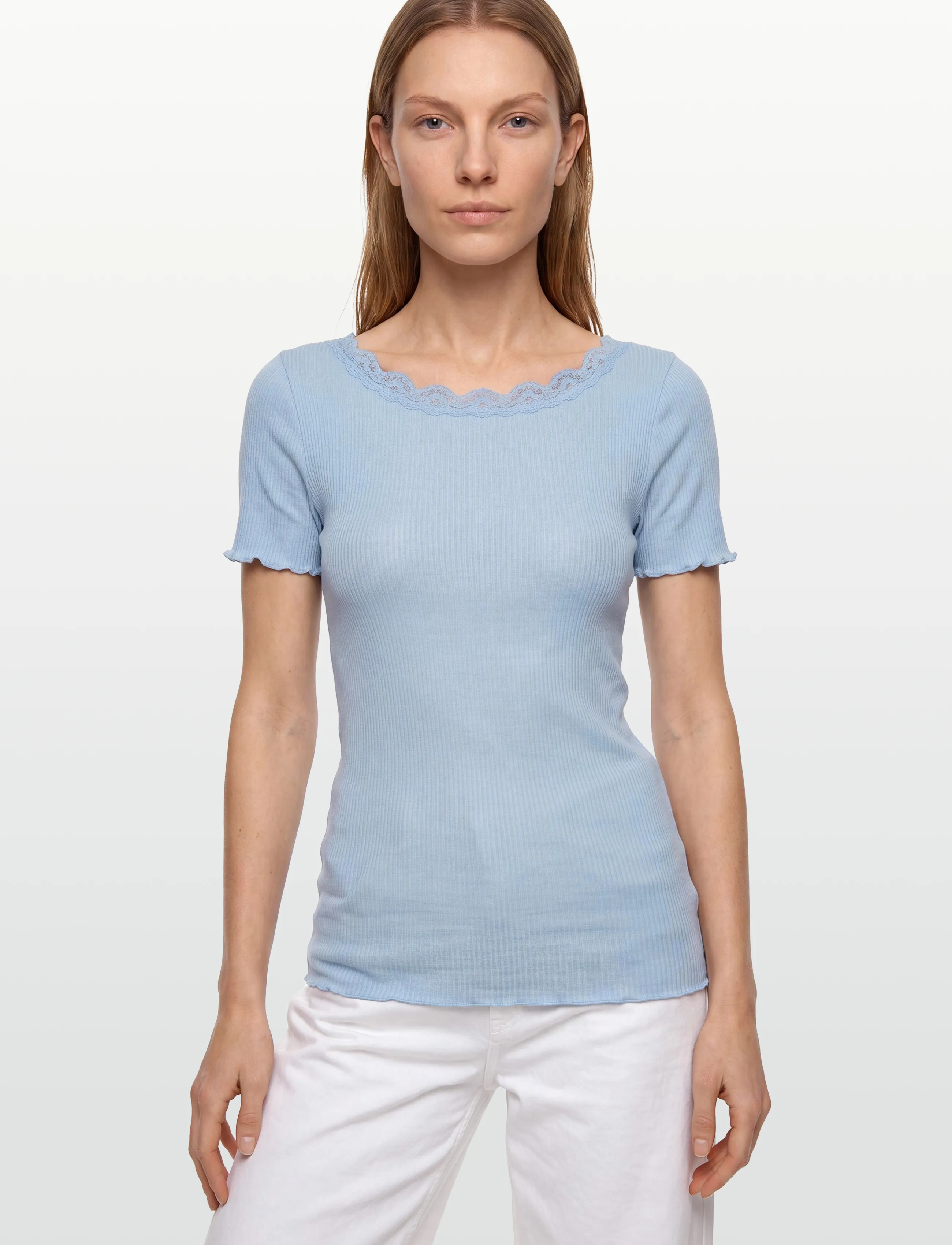 RM By Rosemunde - RMWBalta Modal SS Boatneck T-shirt - laveste priser - kentucky blue - 3