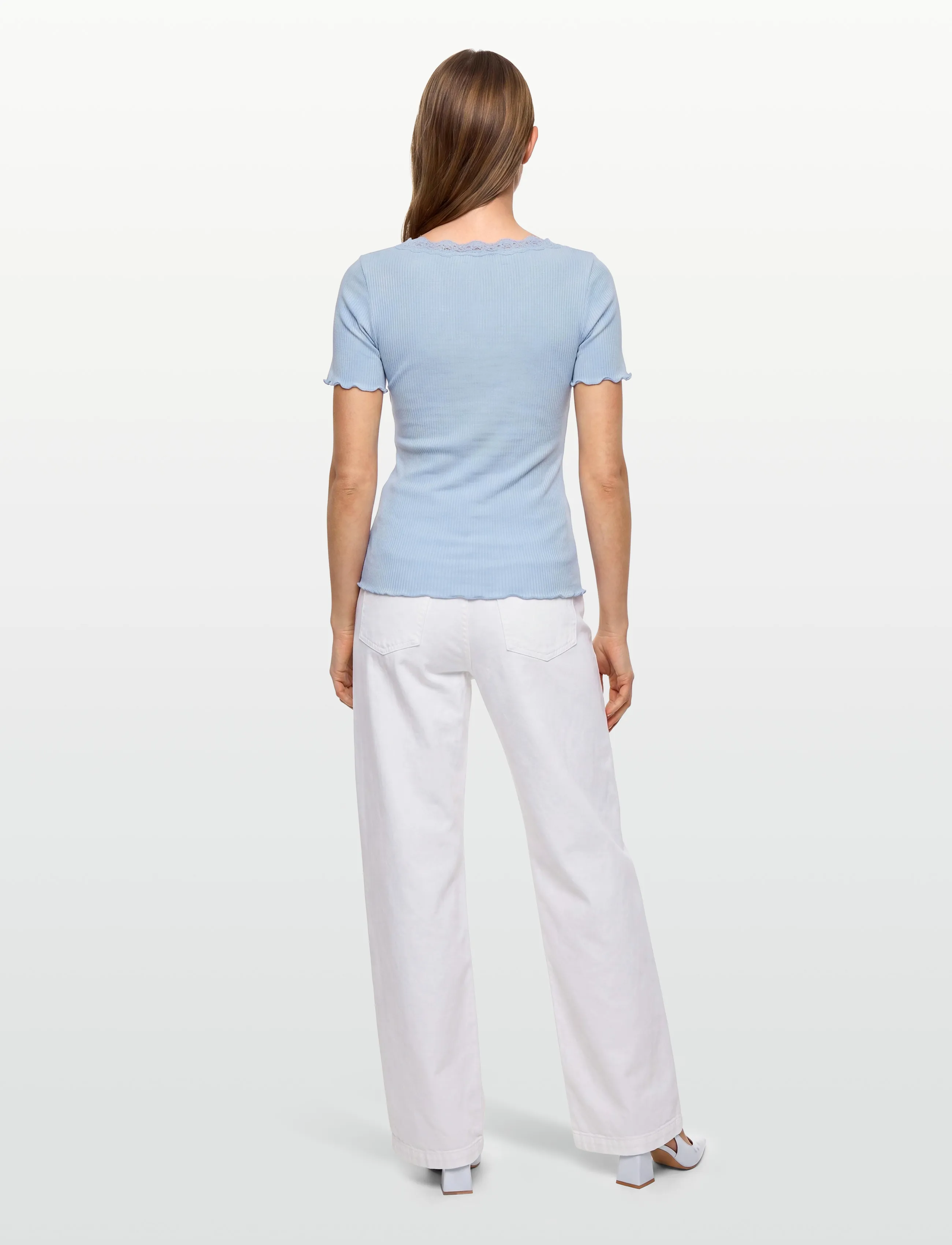 RM By Rosemunde - RMWBalta Modal SS Boatneck T-shirt - laveste priser - kentucky blue - 4