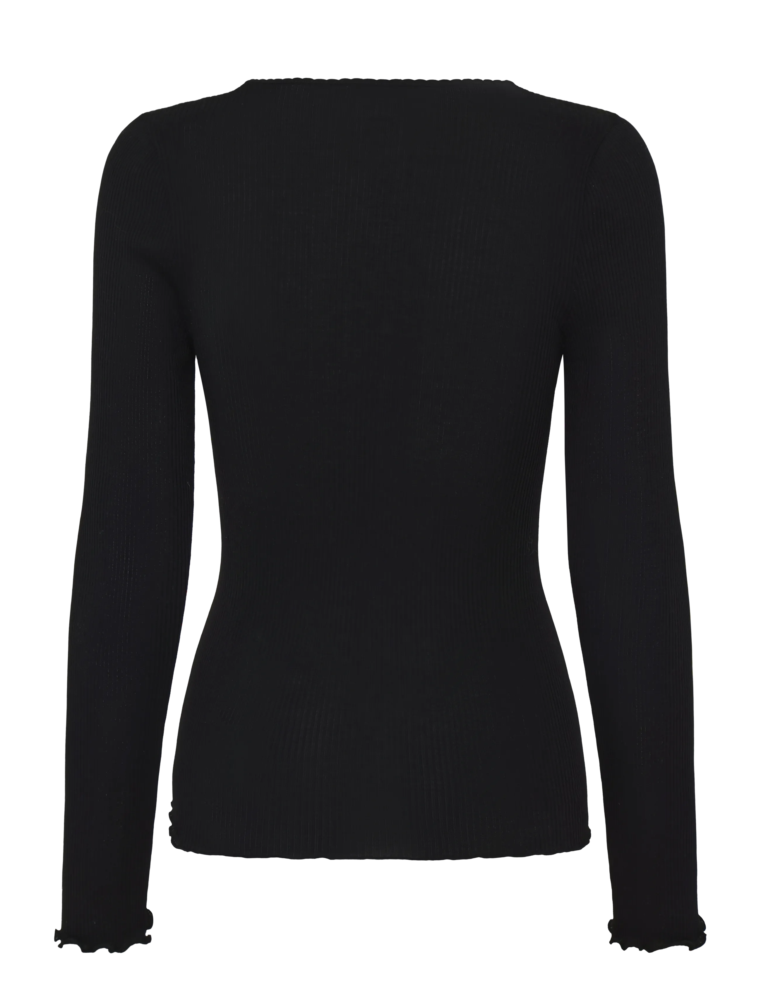 RM By Rosemunde - RMWBalta Modal LS O-Neck T-shirt - langærmede toppe - black - 2