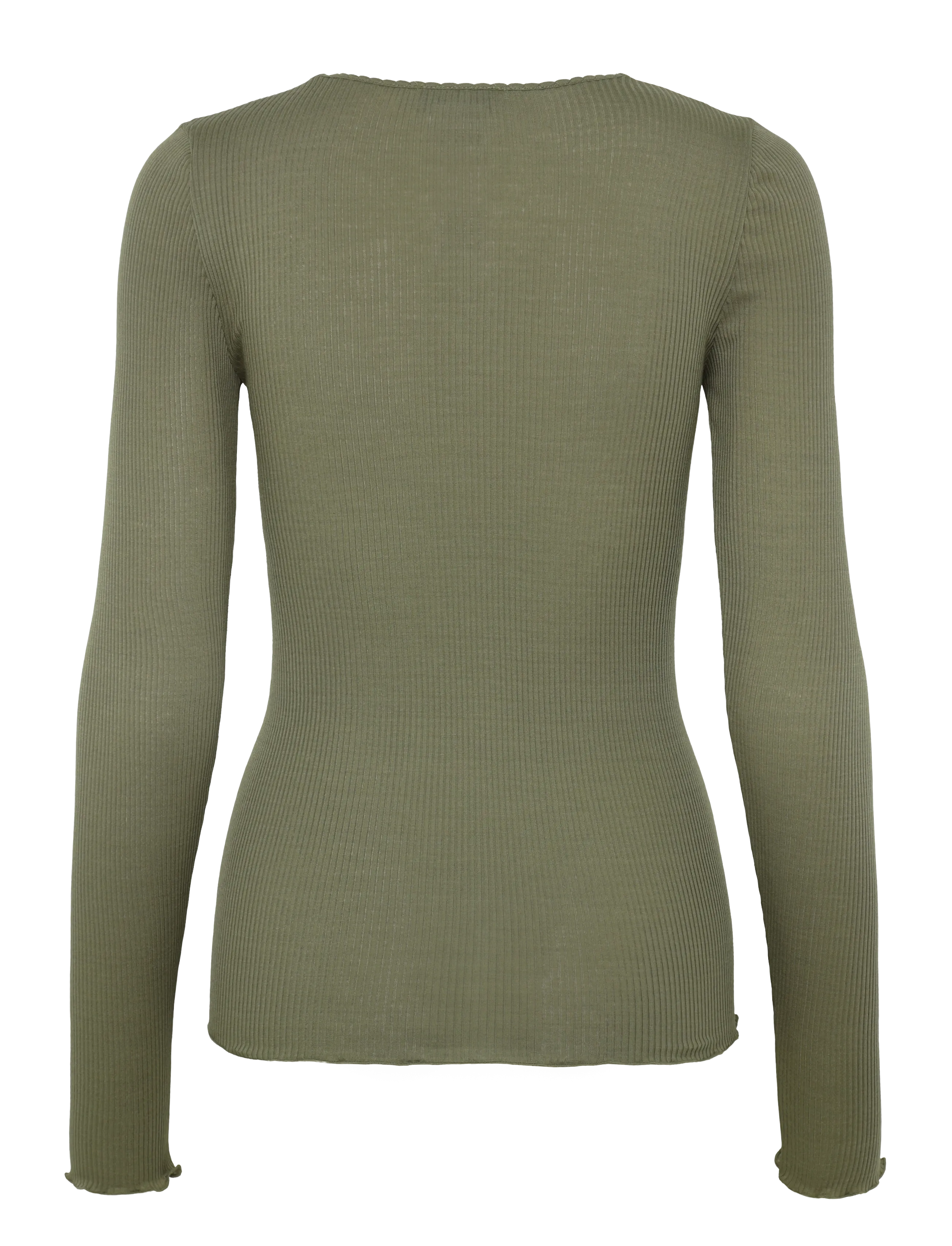 RM By Rosemunde - RMWBalta Modal LS O-Neck T-shirt - pikkade varrukatega alussärgid - dusky green - 2