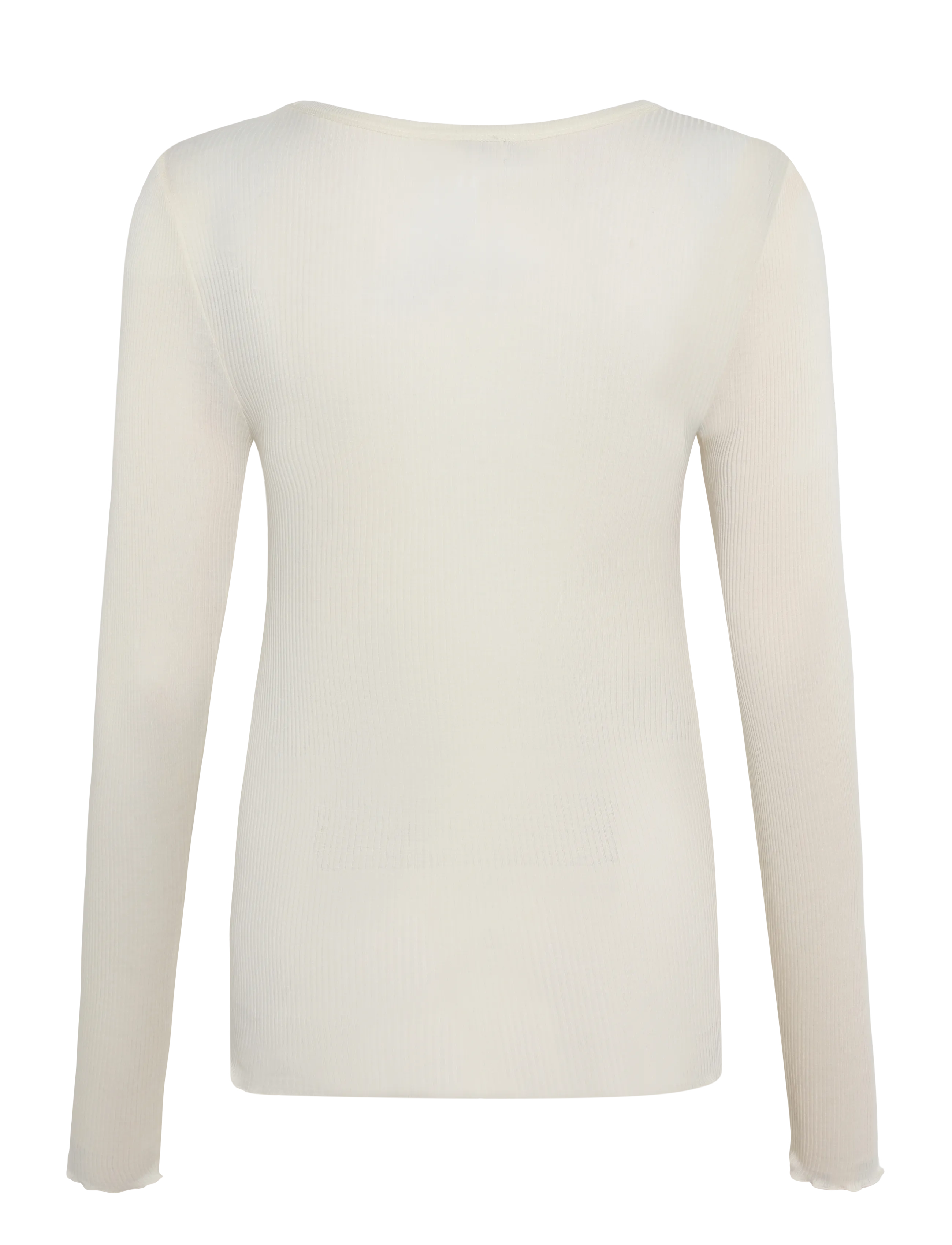 RM By Rosemunde - RMWBalta Modal LS Placket T-shirt - pikkade varrukatega alussärgid - ivory - 1