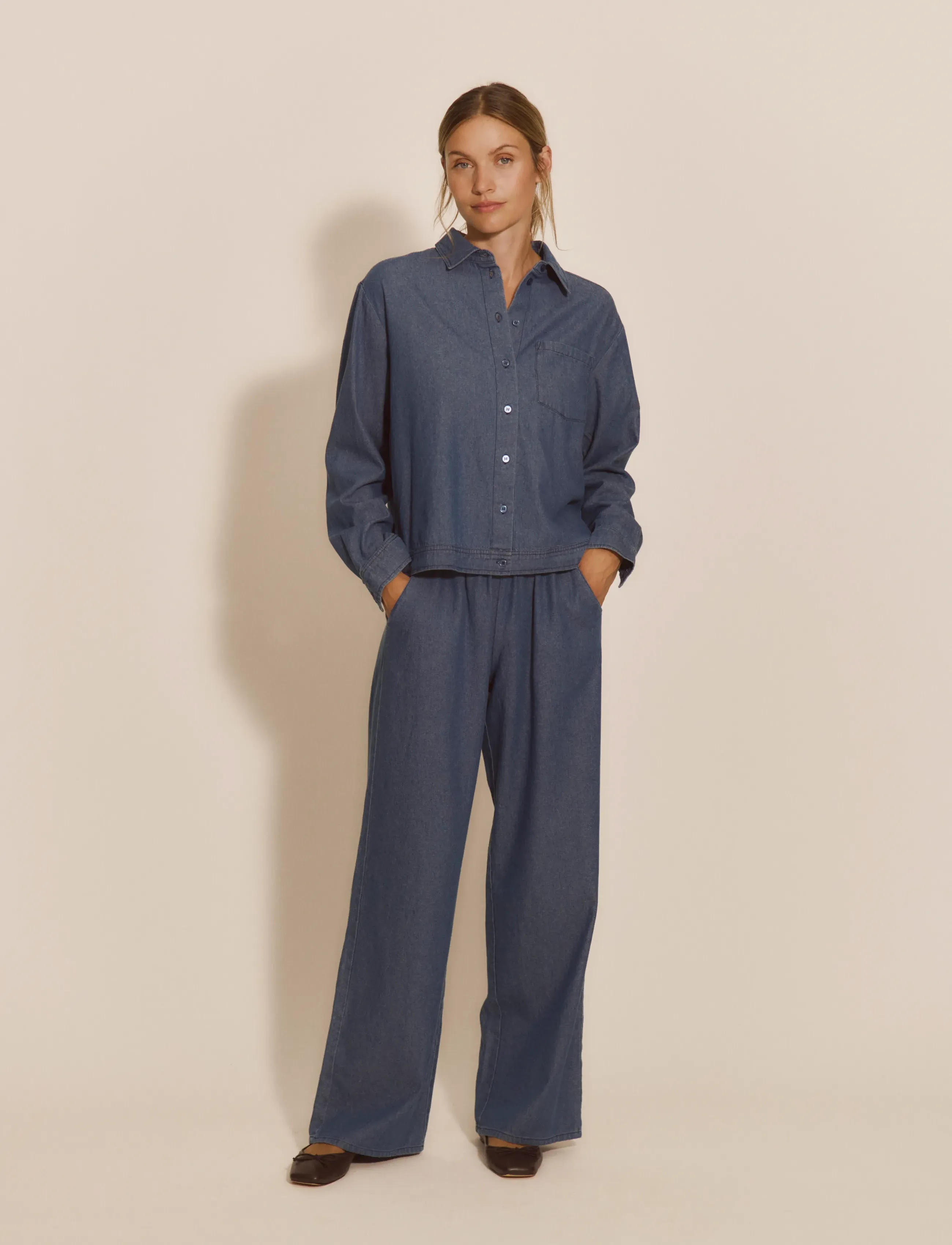 RM By Rosemunde RMWLise Denim MW Trousers - RM By Rosemunde - DENIM BLUE / blue