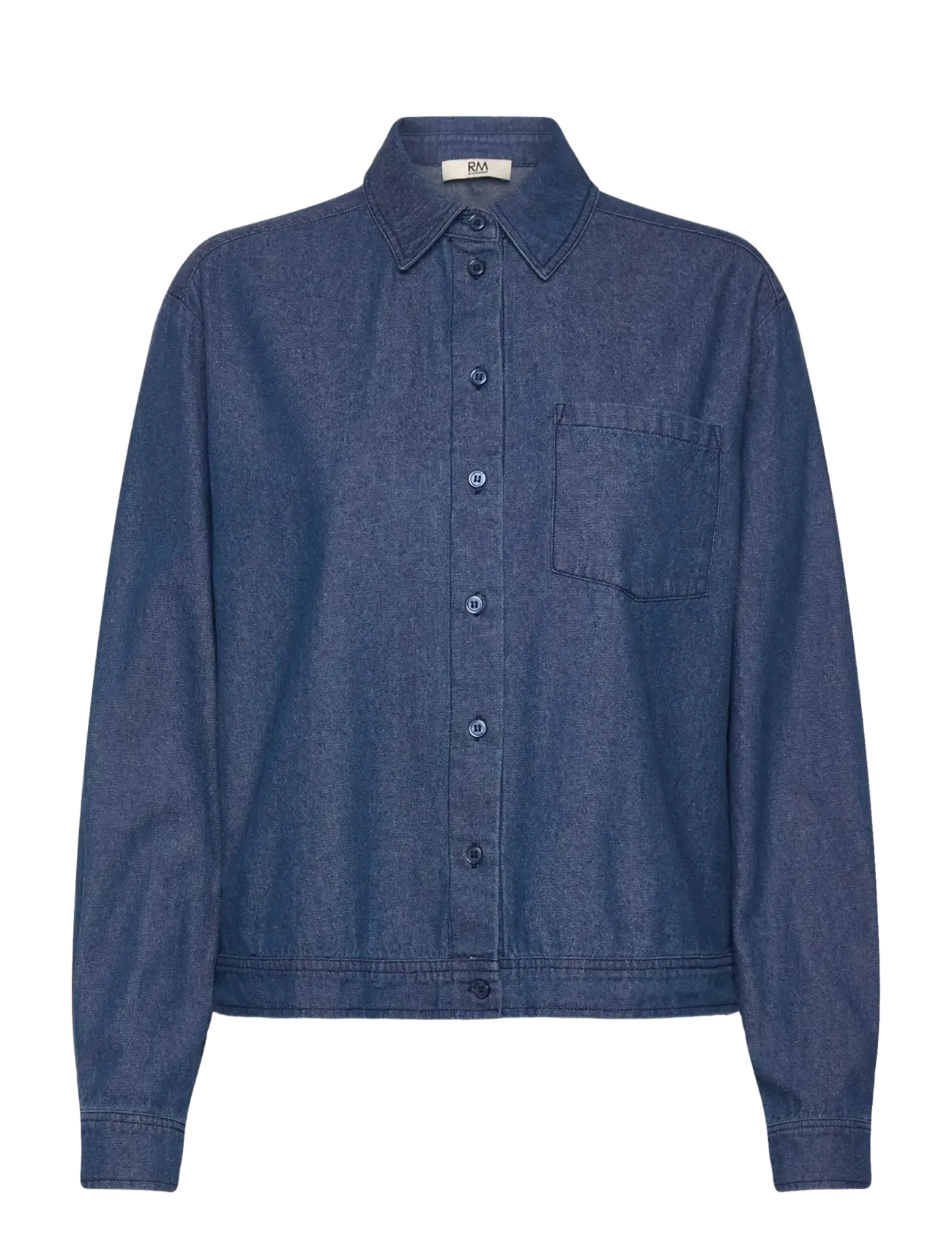 RM By Rosemunde RMWLise Denim LS Shirt - Shirts - DENIM BLUE / blue