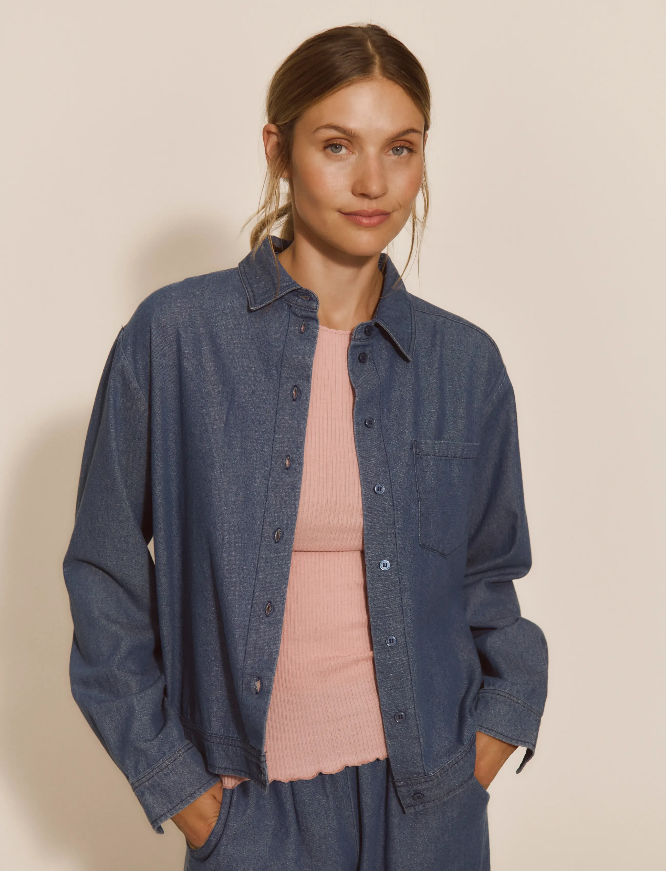 RM By Rosemunde - RMWLise Denim LS Shirt - denim blue - 3