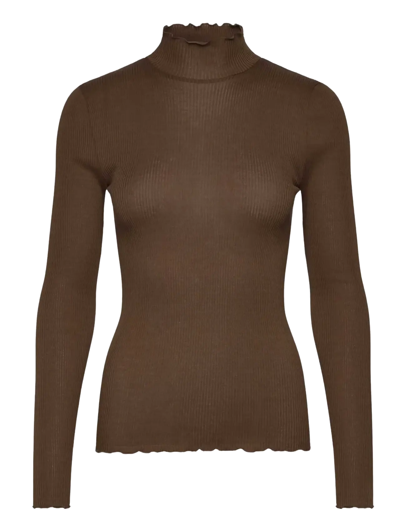 RM By Rosemunde RMWBalta Modal LS T-neck T-shirt - RM By Rosemunde - DARK EARTH / brown