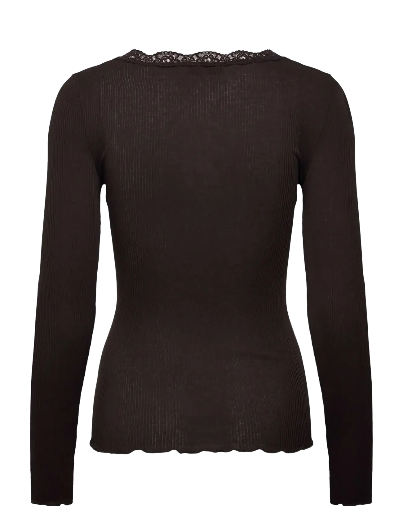 RM By Rosemunde - RMWBalta Modal LS V-neck T-shirt - efterårstøj - ganache - 1