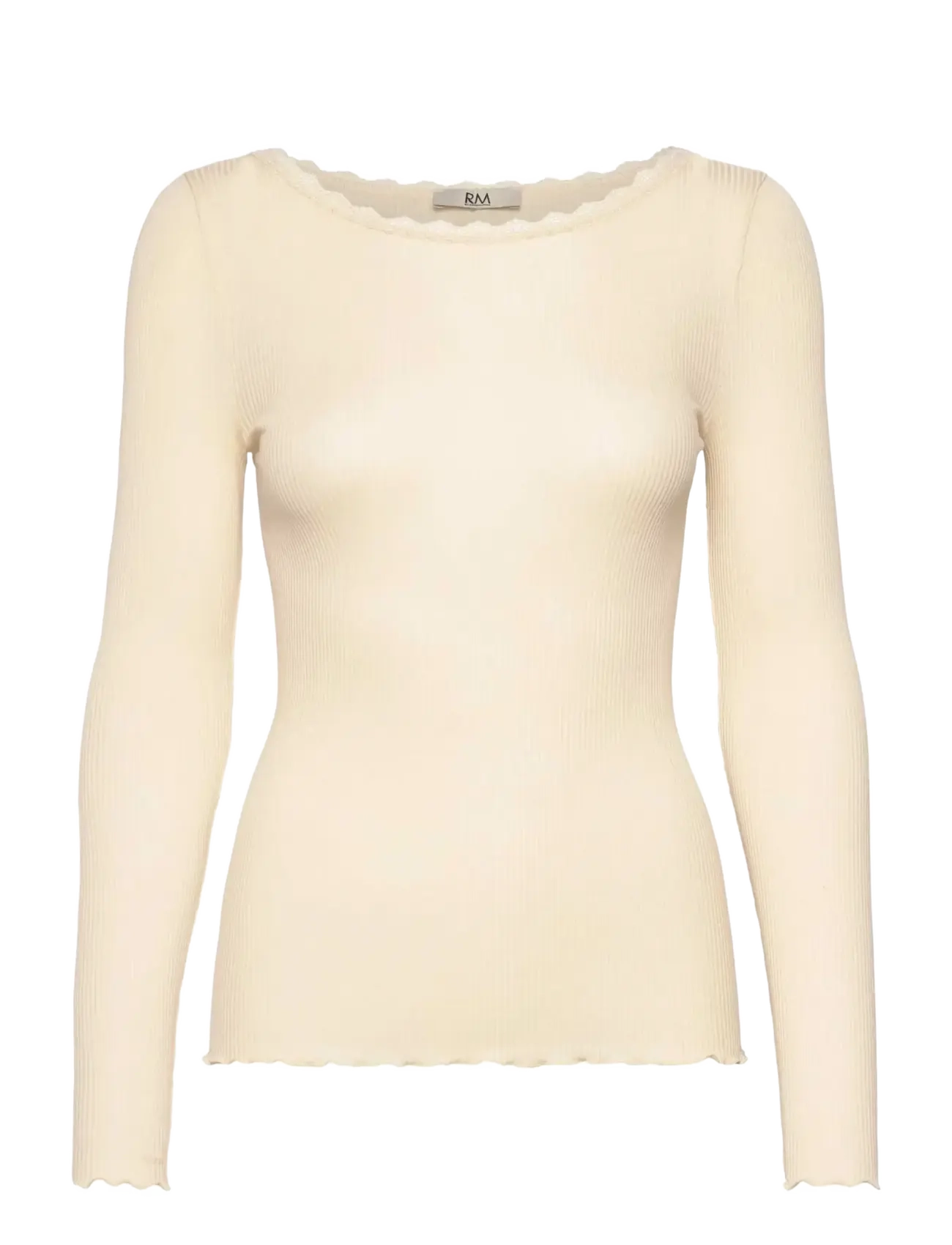 RM By Rosemunde RMWJohanne Lace LS Wide O-neck - RM By Rosemunde - PARCHMENT / cream