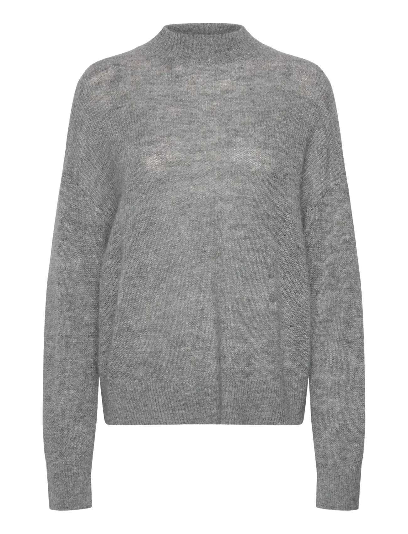 RM By Rosemunde RMWCille LS Turtleneck Pullover -  - MEDIUM GREY MELANGE / grey