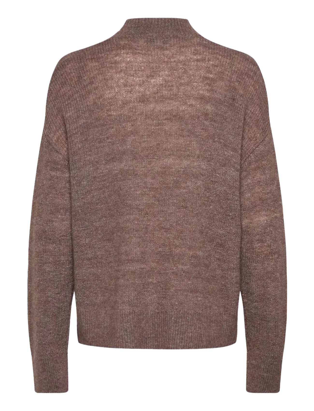 RM By Rosemunde - RMWCille LS Turtleneck Pullover - sügisesed riided - new dark brown melange - 1