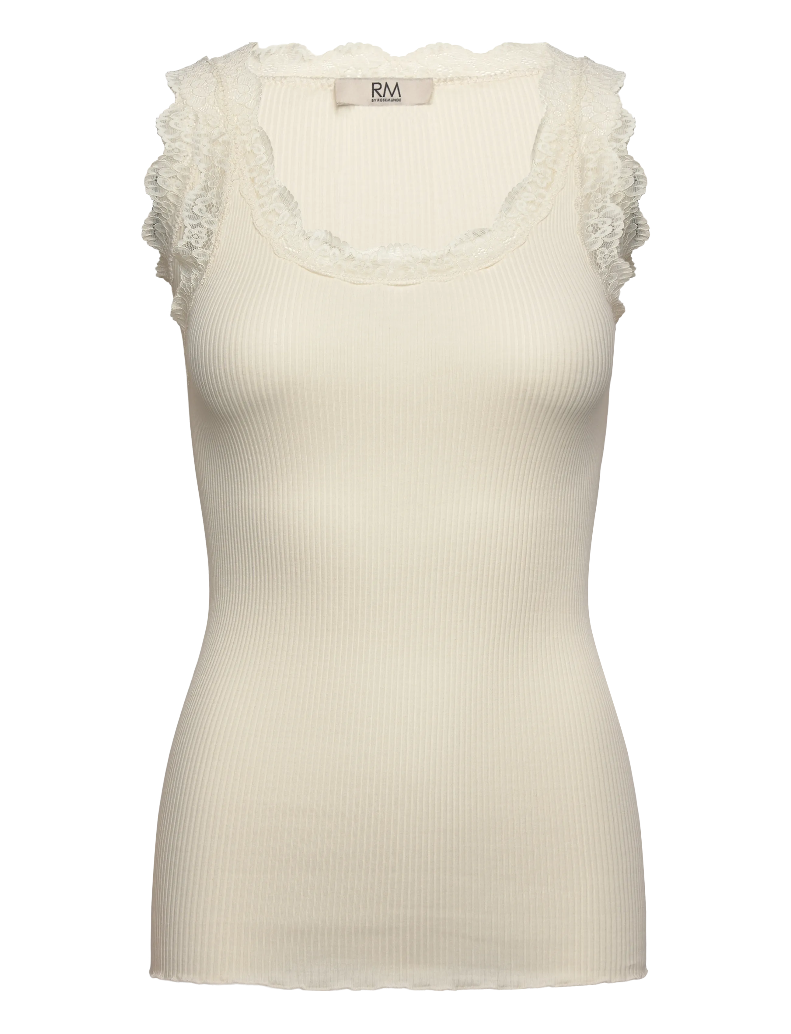 RM By Rosemunde RMWBalta Modal SL U-Neck Top - T-shirts & tops - IVORY / cream