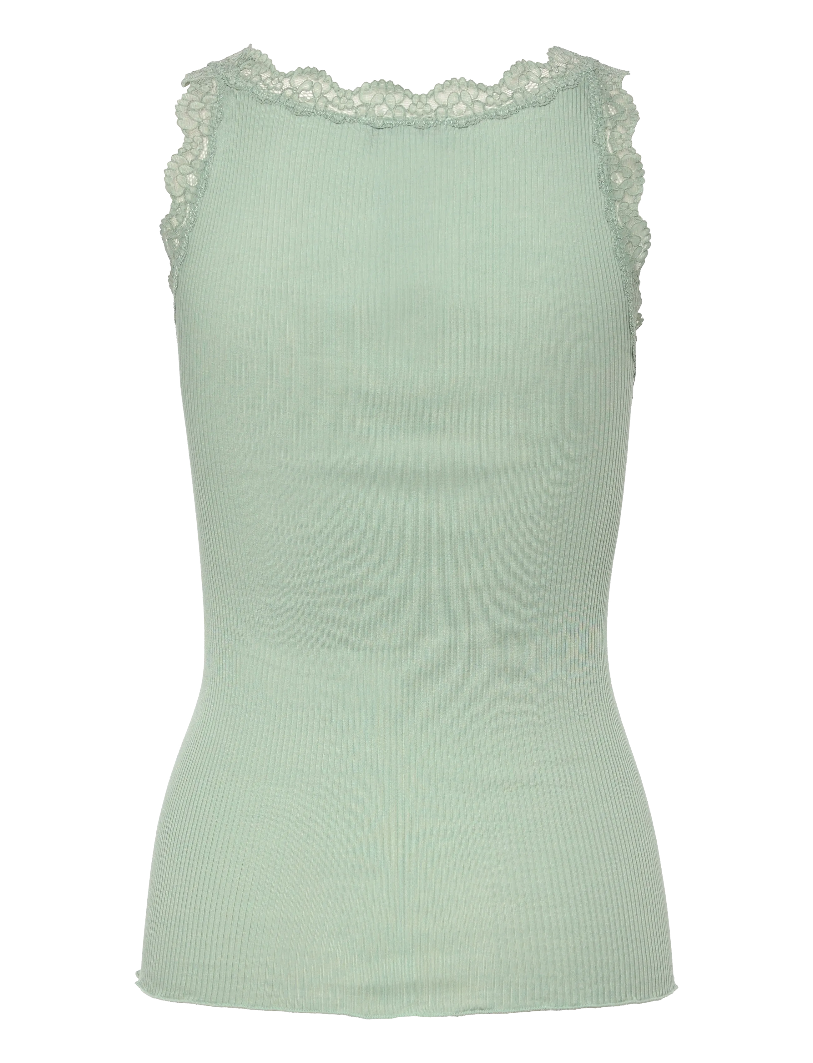 RM By Rosemunde - RMWBalta Modal SL U-Neck Top - linnen - jadeite - 2