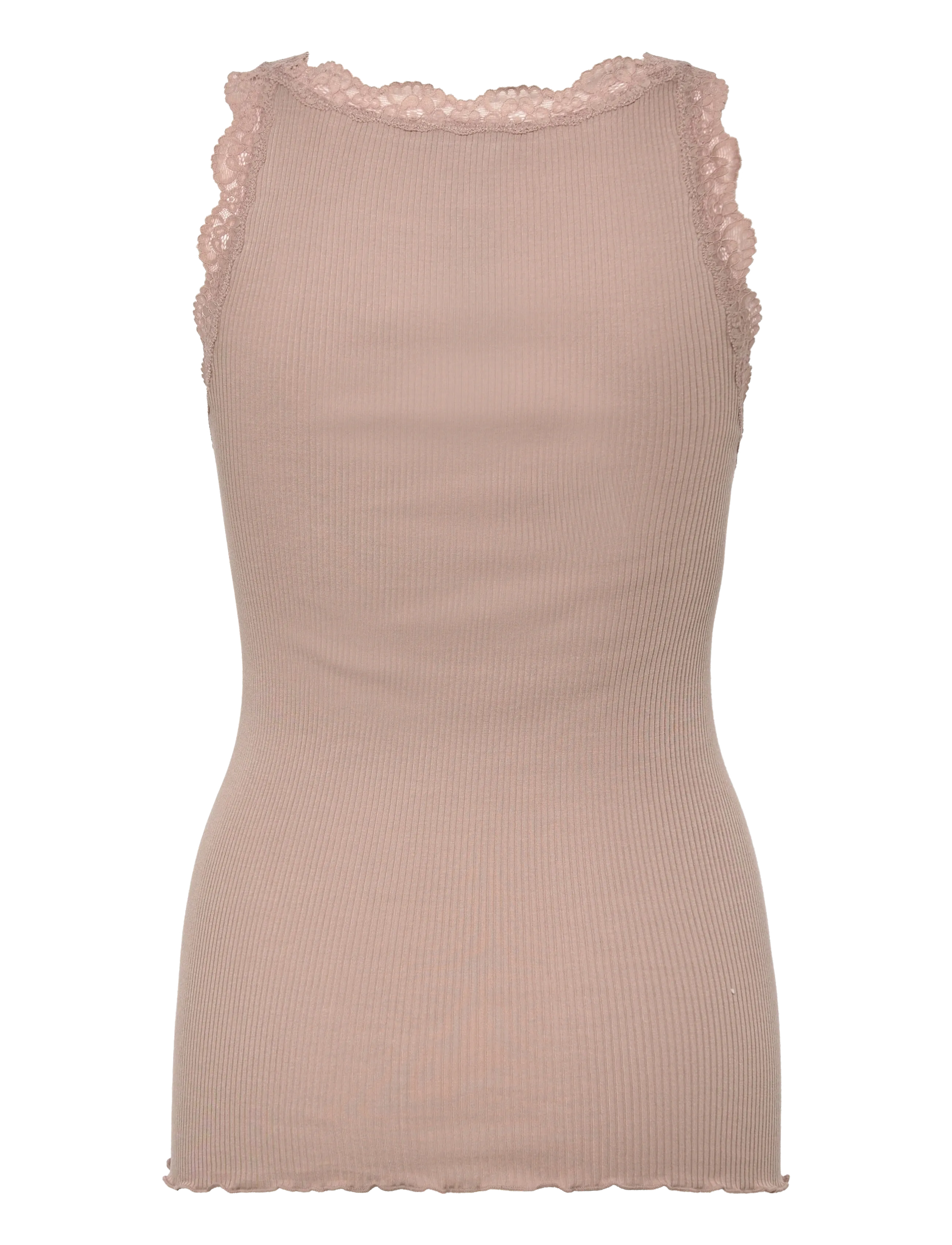 RM By Rosemunde - RMWBalta Modal SL U-Neck Top - laveste priser - mocha meringue - 2