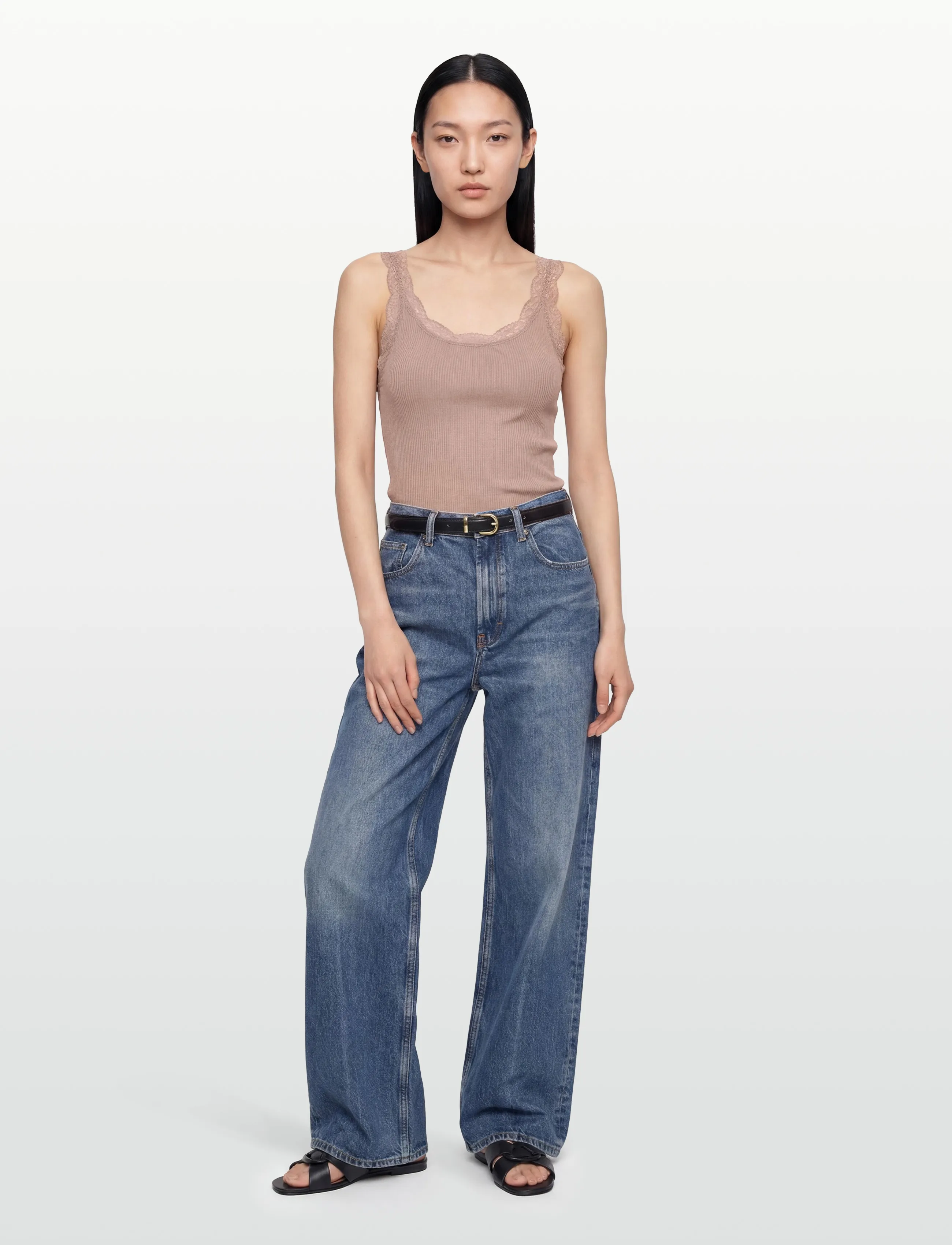RM By Rosemunde Rmwbalta Modal Sl U-neck Top (Mocha Meringue) – 202.05 kr – Booztlet.com