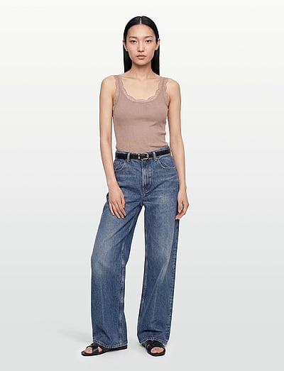 RM By Rosemunde Rmwbalta Modal Sl U-neck Top (Mocha Meringue) – 202.05 kr – Booztlet.com