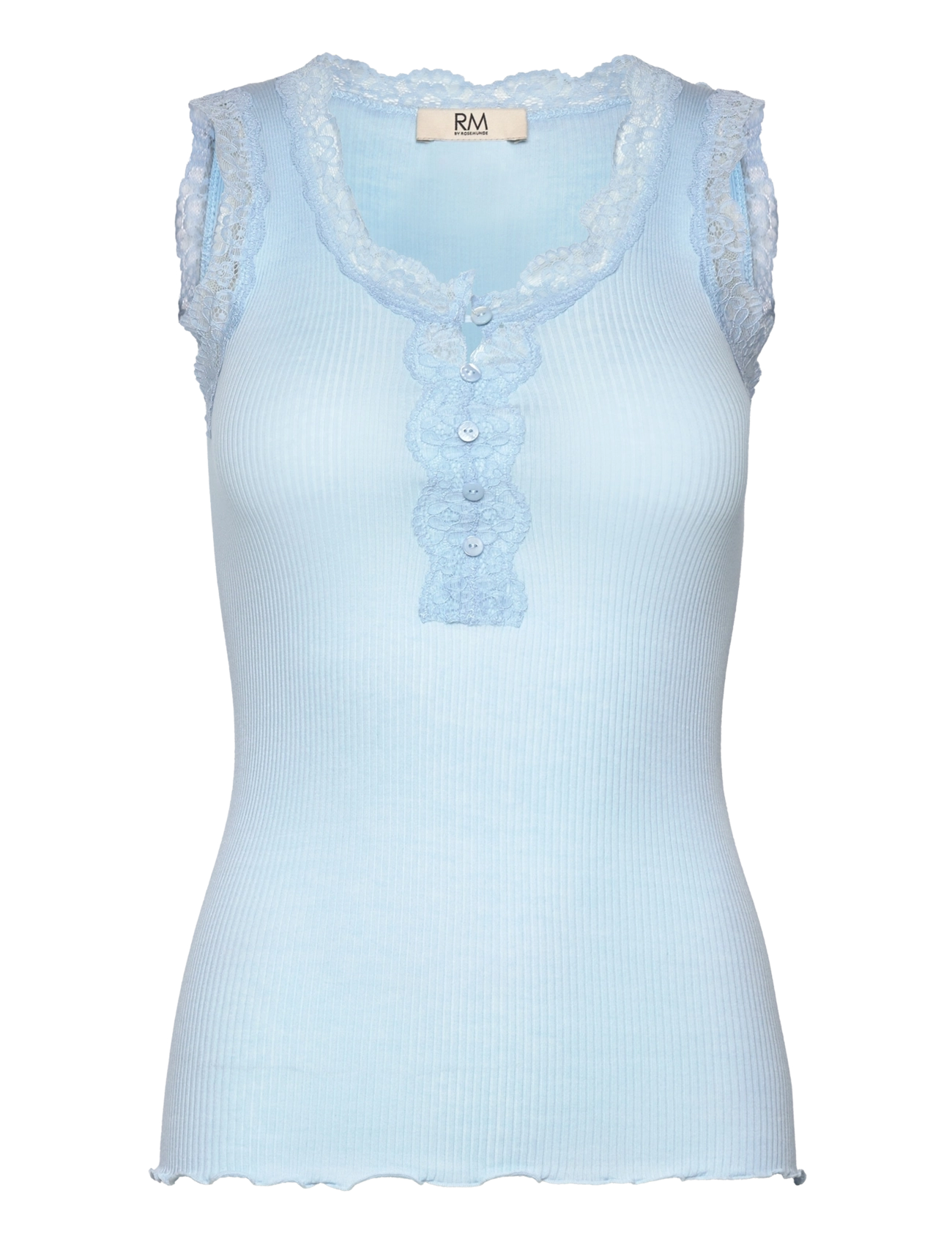 RM By Rosemunde RMWBalta Modal SL Placket Top - Kläder - SKYRIDE / blue