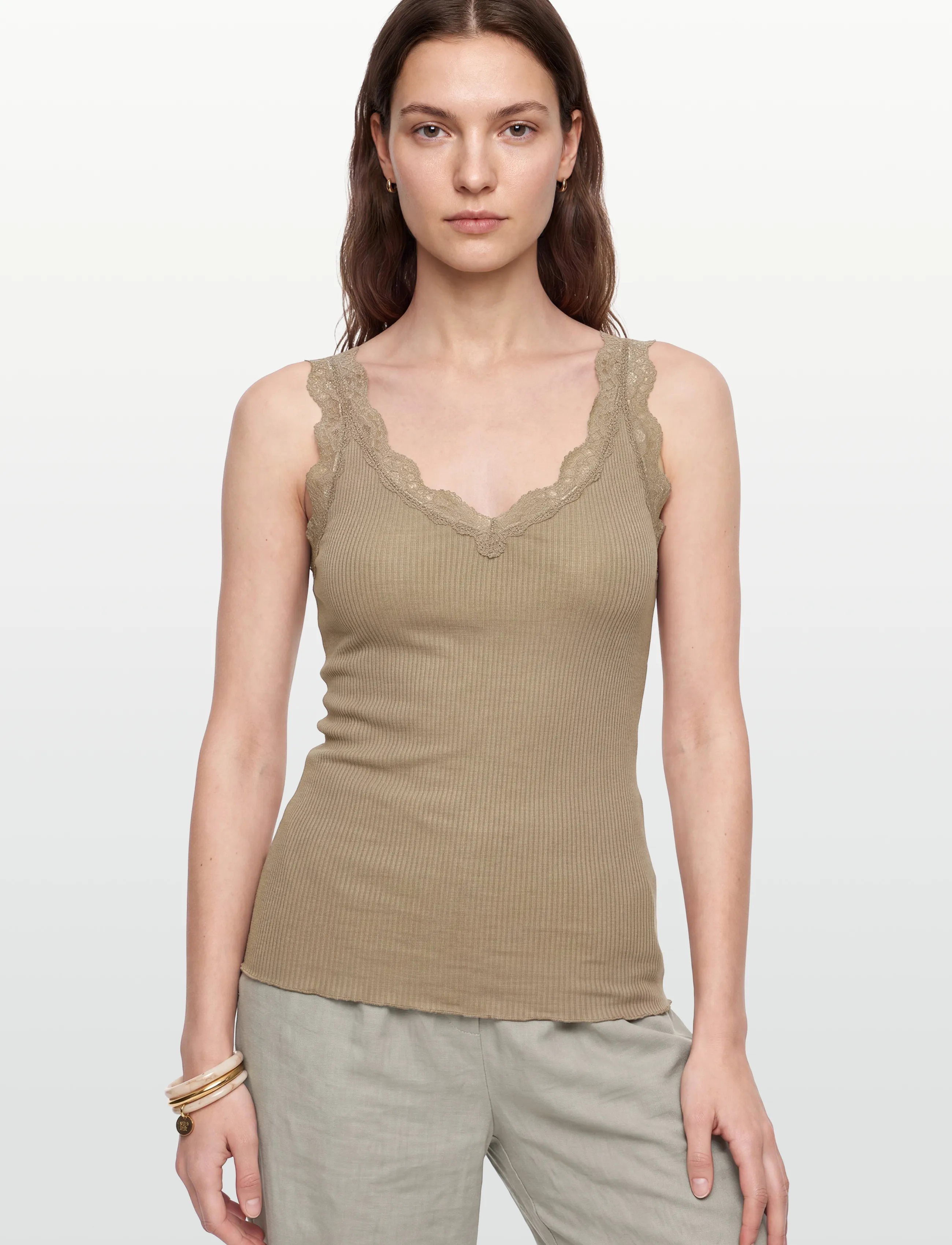 RM By Rosemunde - RMWBalta Modal SL V-neck Top - lowest prices - amphora - 3
