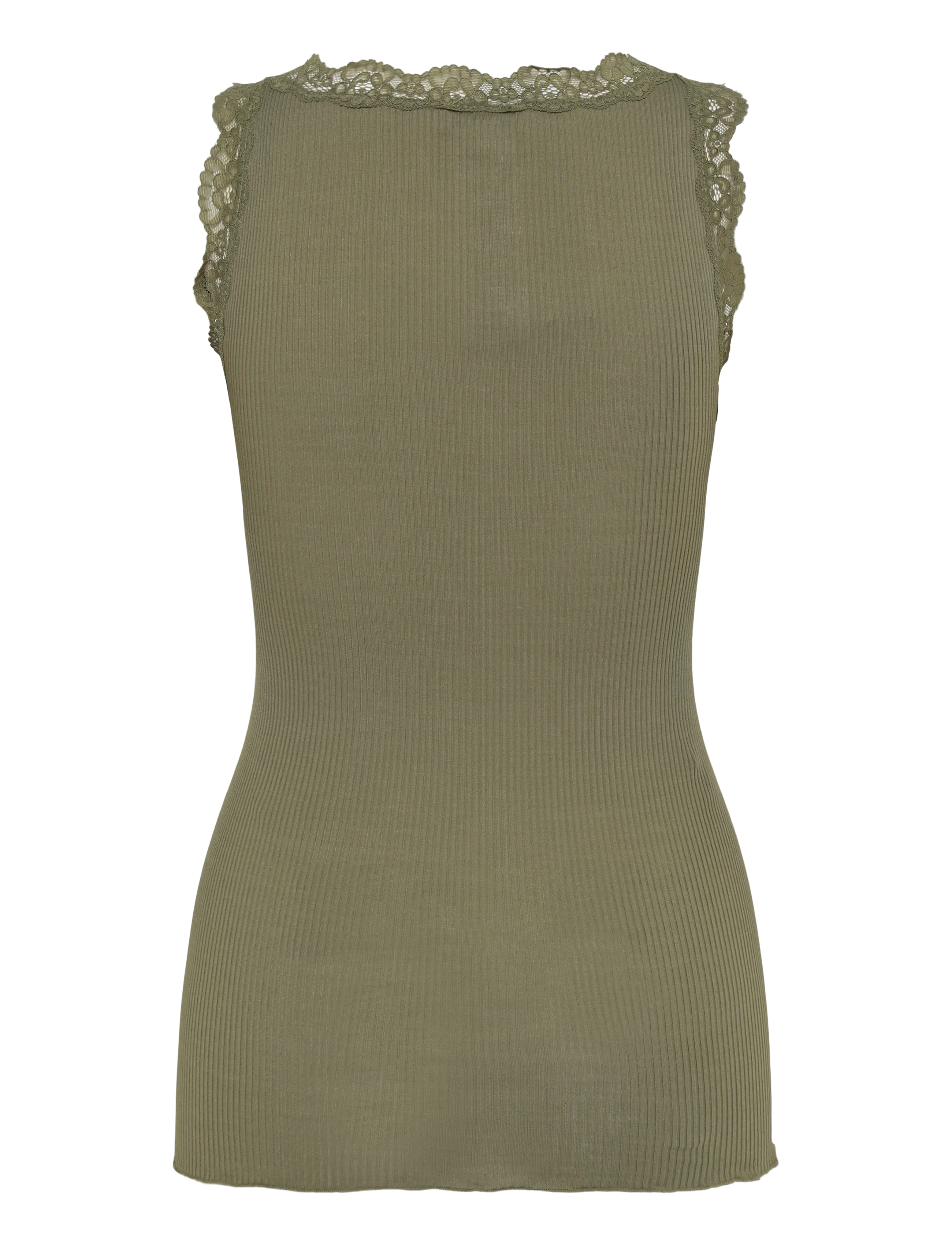 RM By Rosemunde - RMWBalta Modal SL V-neck Top - Ärmellose tops - dusky green - 1
