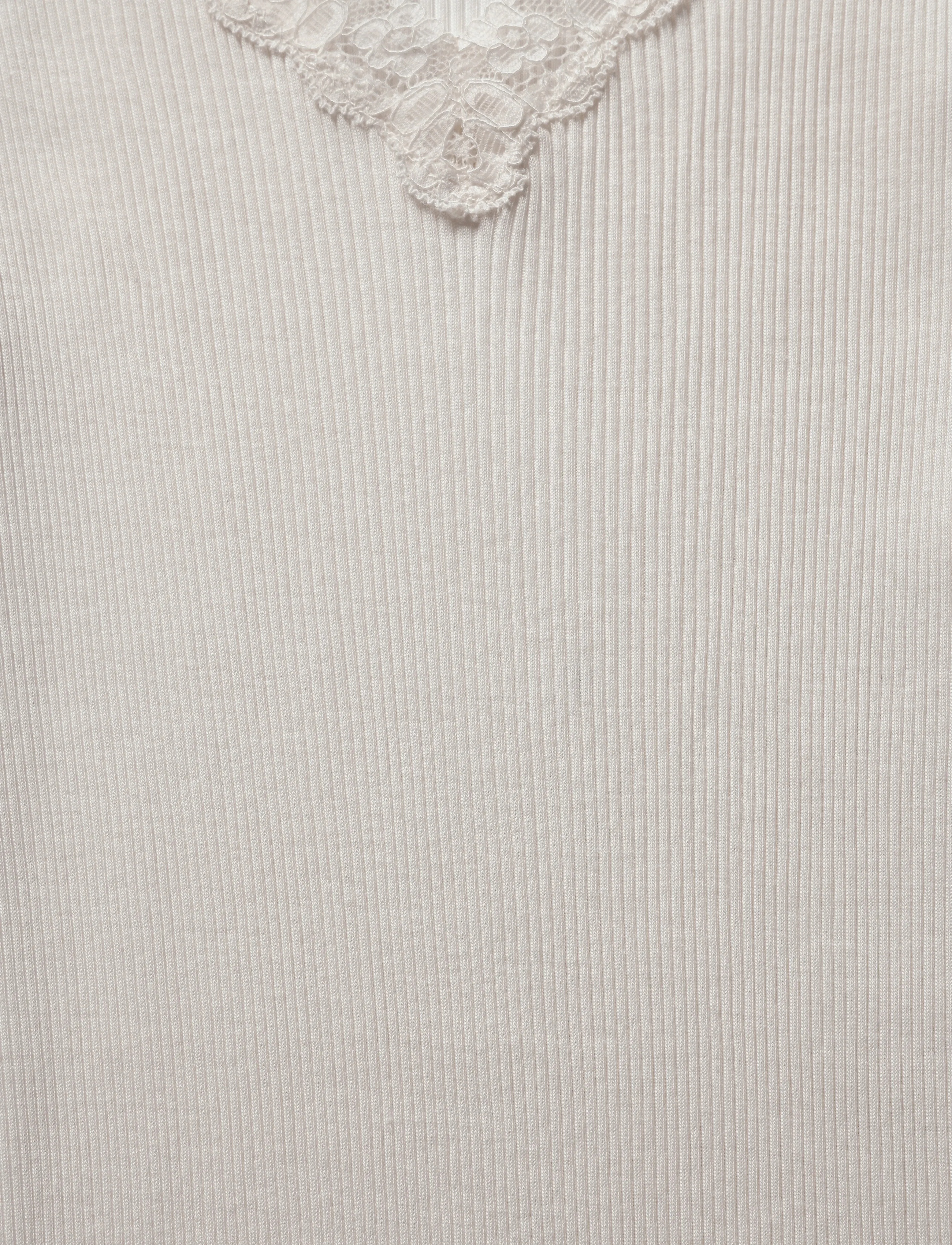 RM By Rosemunde - RMWBalta Modal SL V-neck Top - madalaimad hinnad - ivory - 2