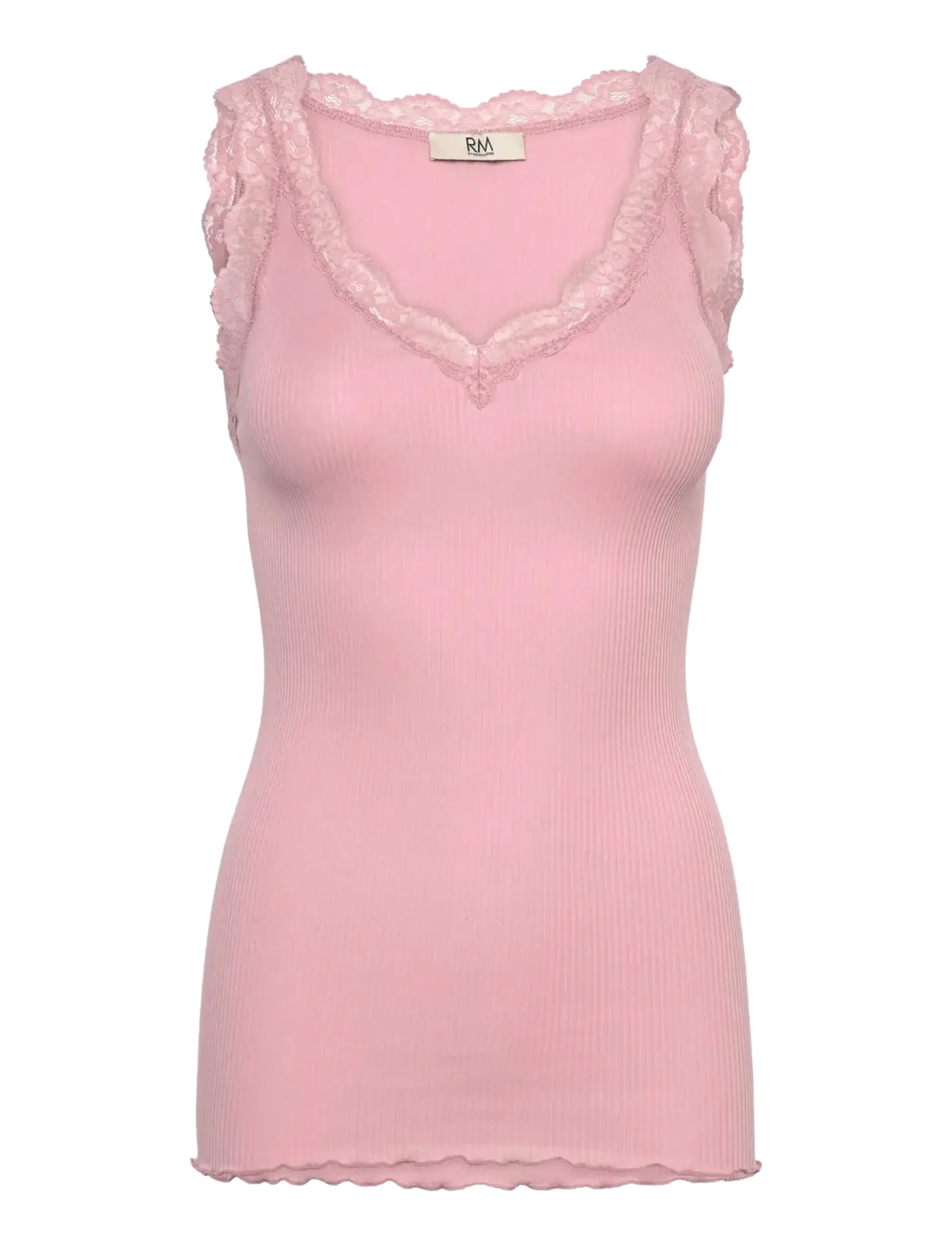 RM By Rosemunde RMWBalta Modal SL V-neck Top - Kleidung - ZEPHYR / pink/rose