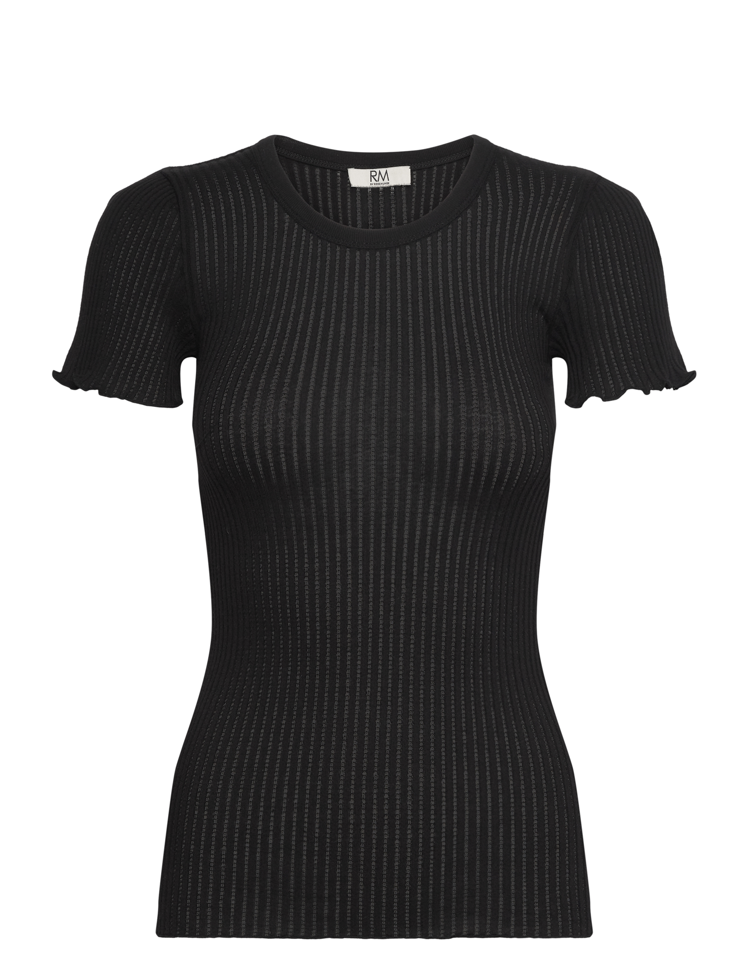RMWBaku viscose SS top - BLACK