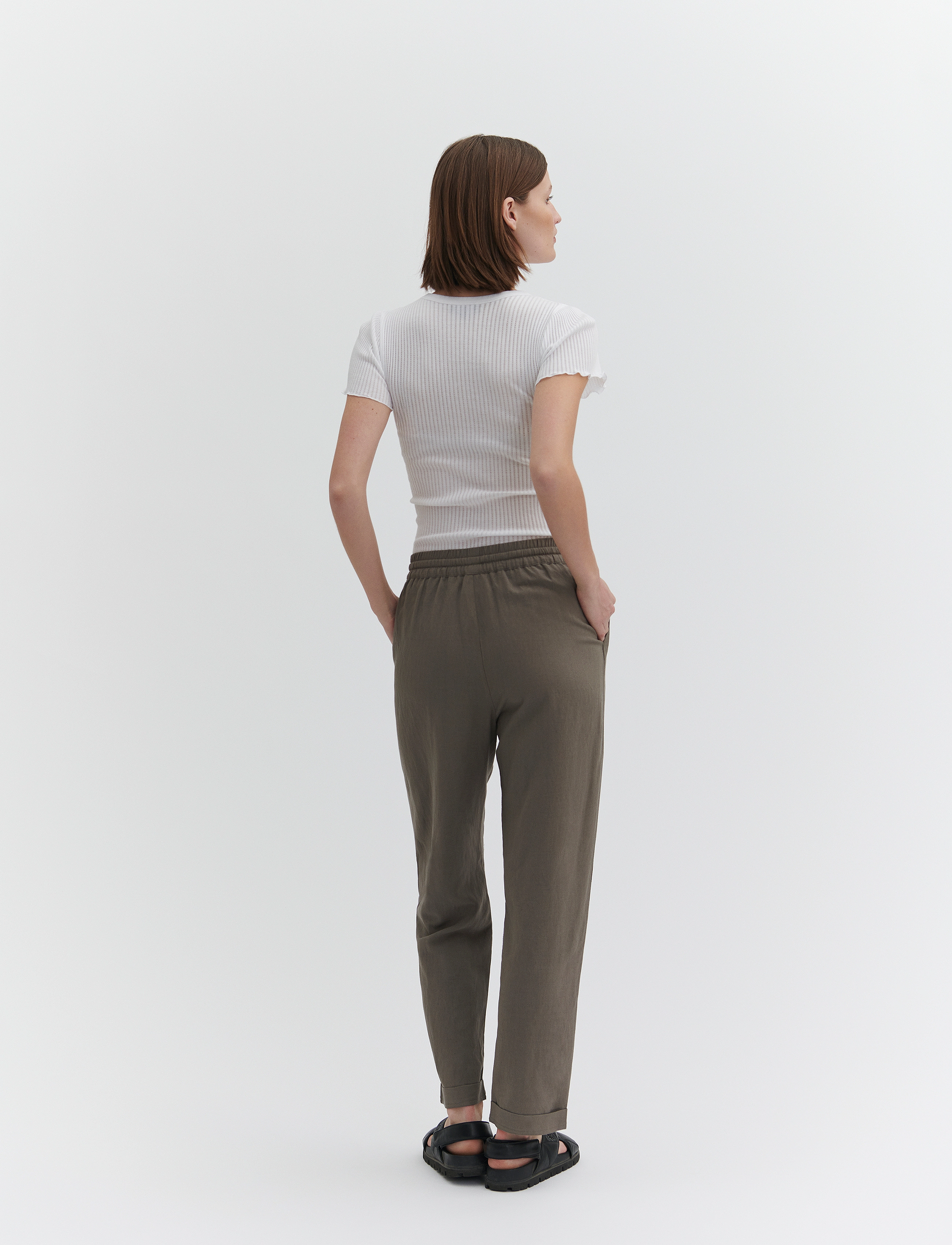 RM By Rosemunde - RMWBaku viscose SS top - t-shirts - new white - 4