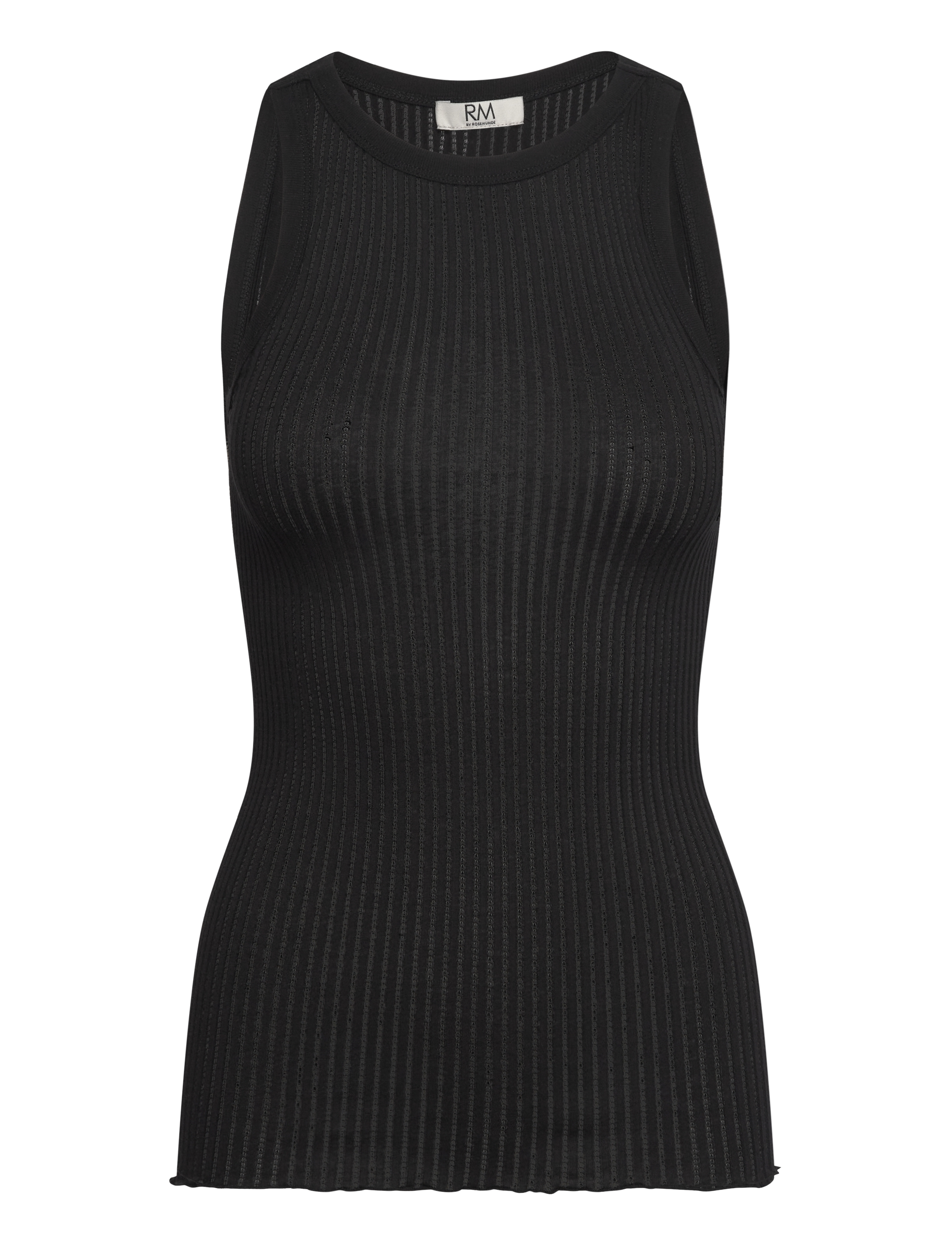 RM By Rosemunde RMWBaku viscose tank top - RM By Rosemunde - BLACK / black