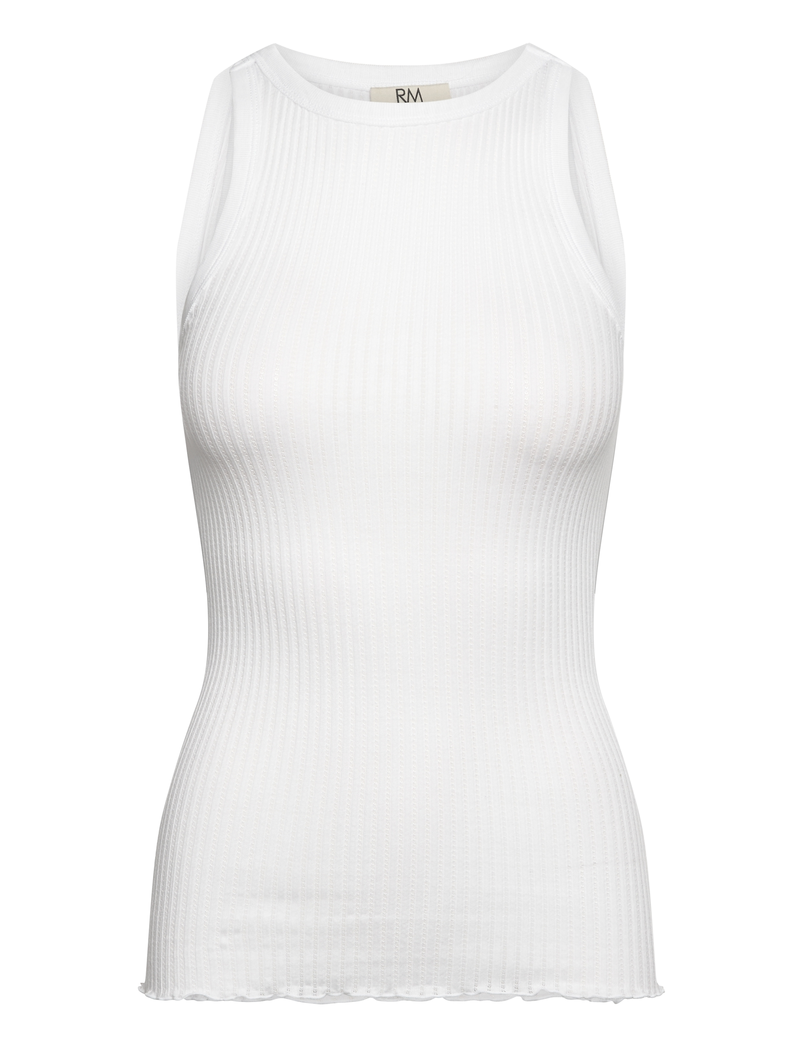 RMWBaku viscose tank top - NEW WHITE