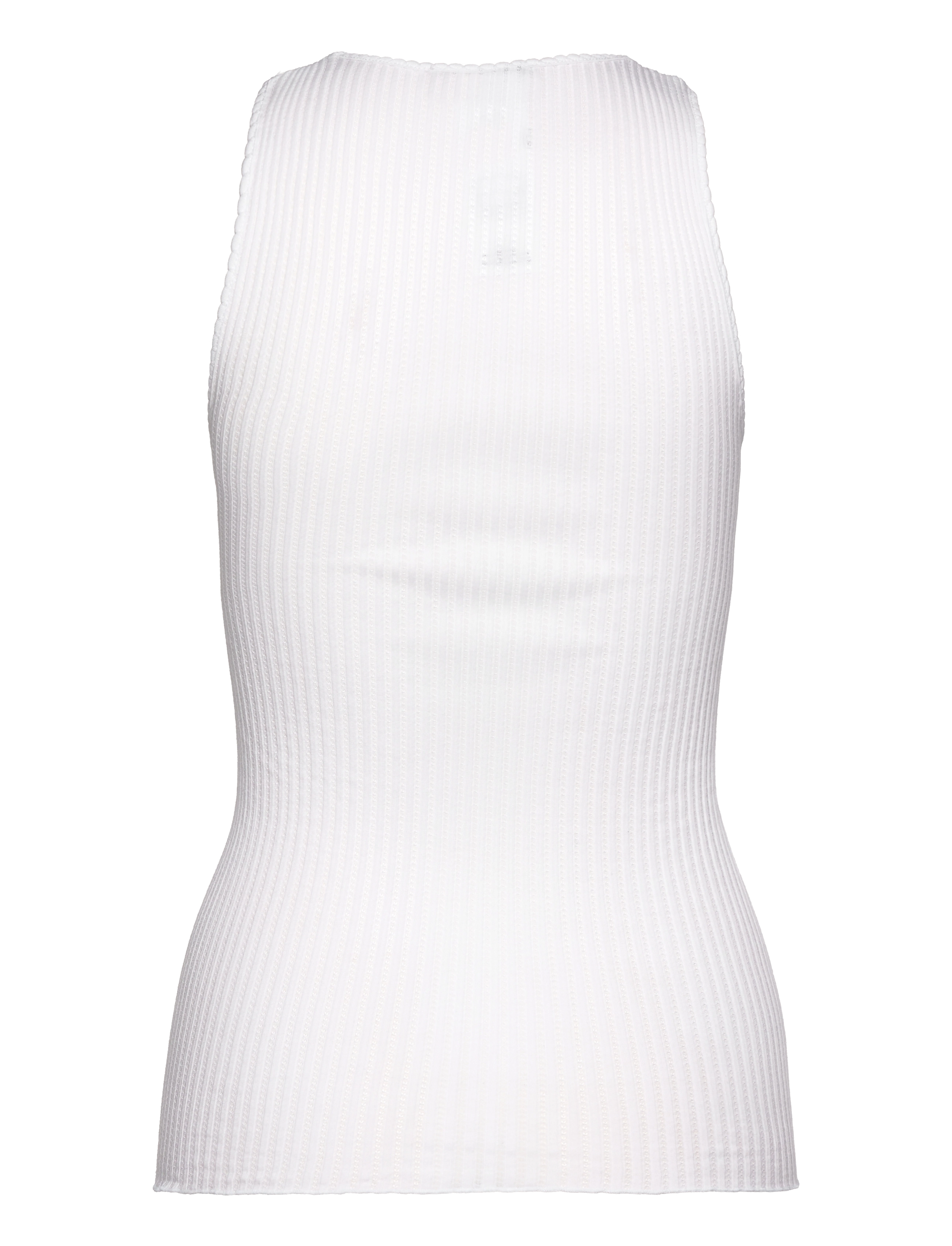 RM By Rosemunde - RMWBaku viscose U-neck tank top - laveste priser - new white - 1